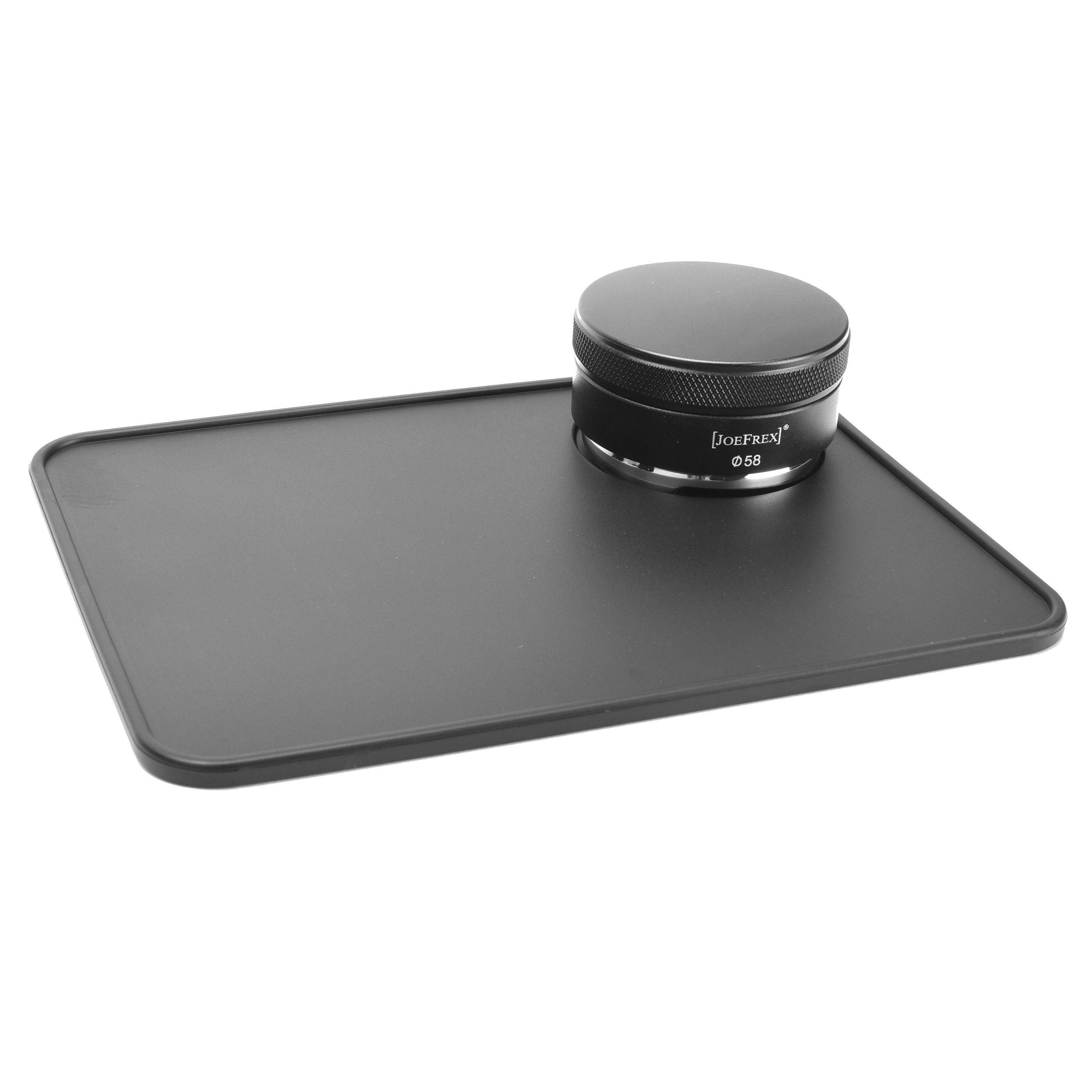 JOEFREX Tampermatte Tampermatte - Tamping Station - Schwarz - 20cm x 15cm