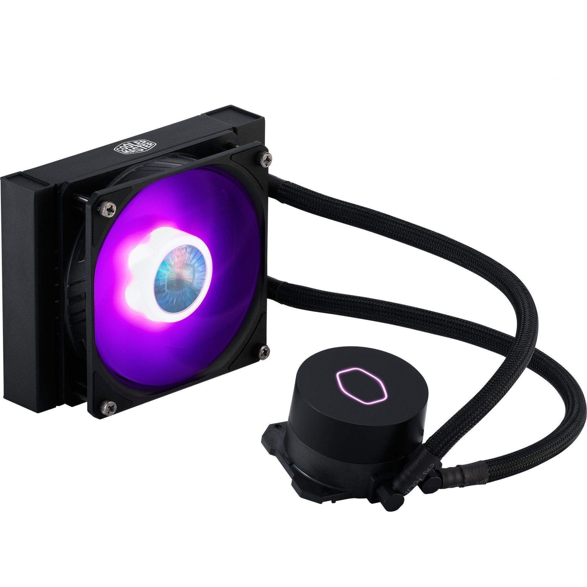 COOLER MASTER Wasserkühlung MasterLiquid ML120L RGB V2 (MLW-D12M-A18PC-R2) RGB