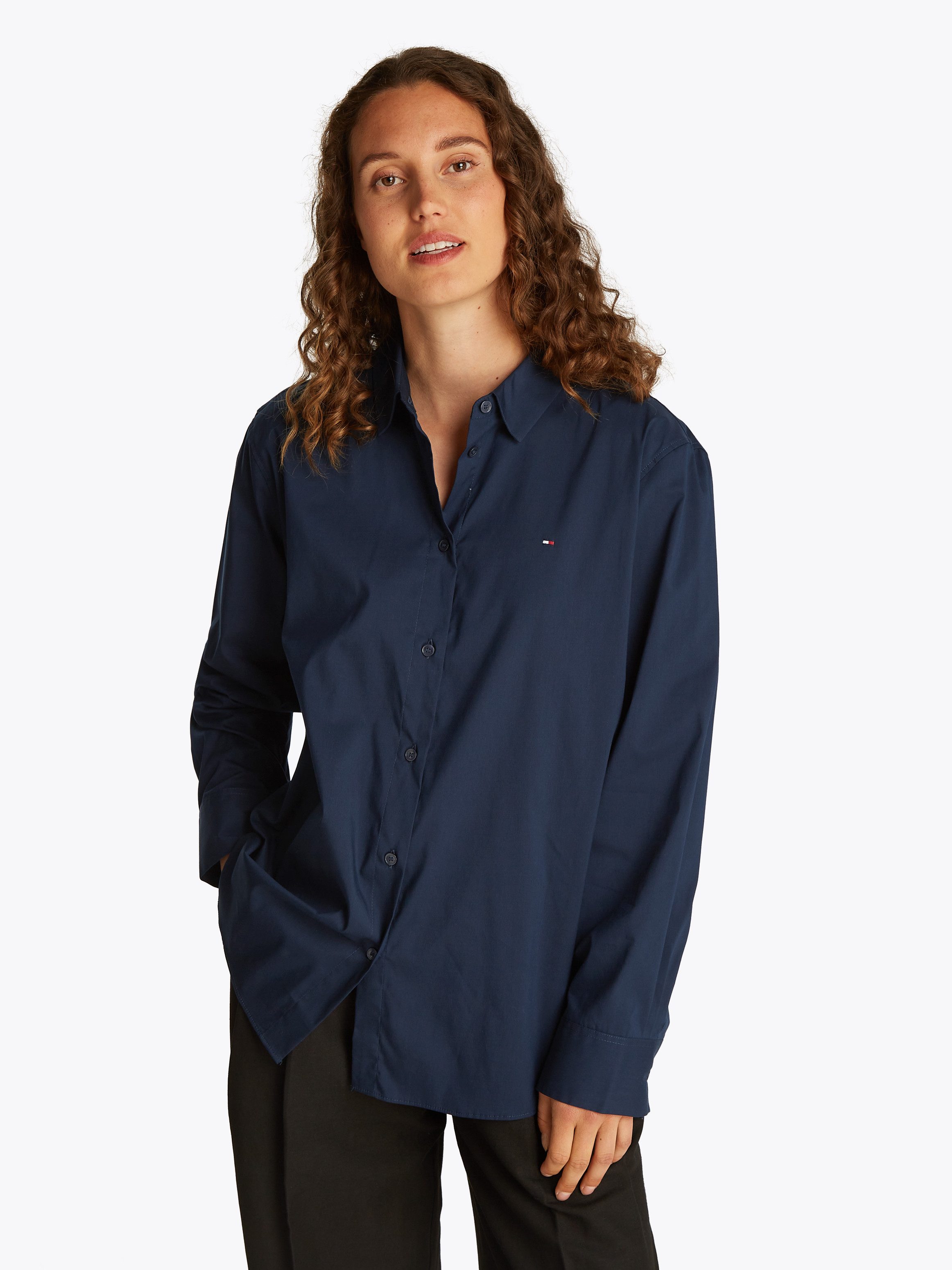 Hemdbluse ESS POPLIN REGULAR SHIRT