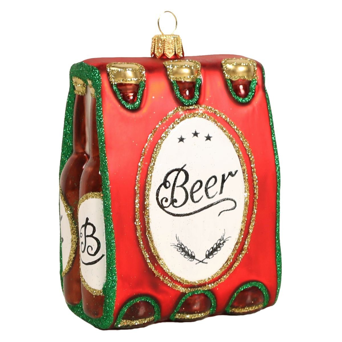 440s Christbaumschmuck 440s Glashänger 6er Pack Bier (1-tlg)