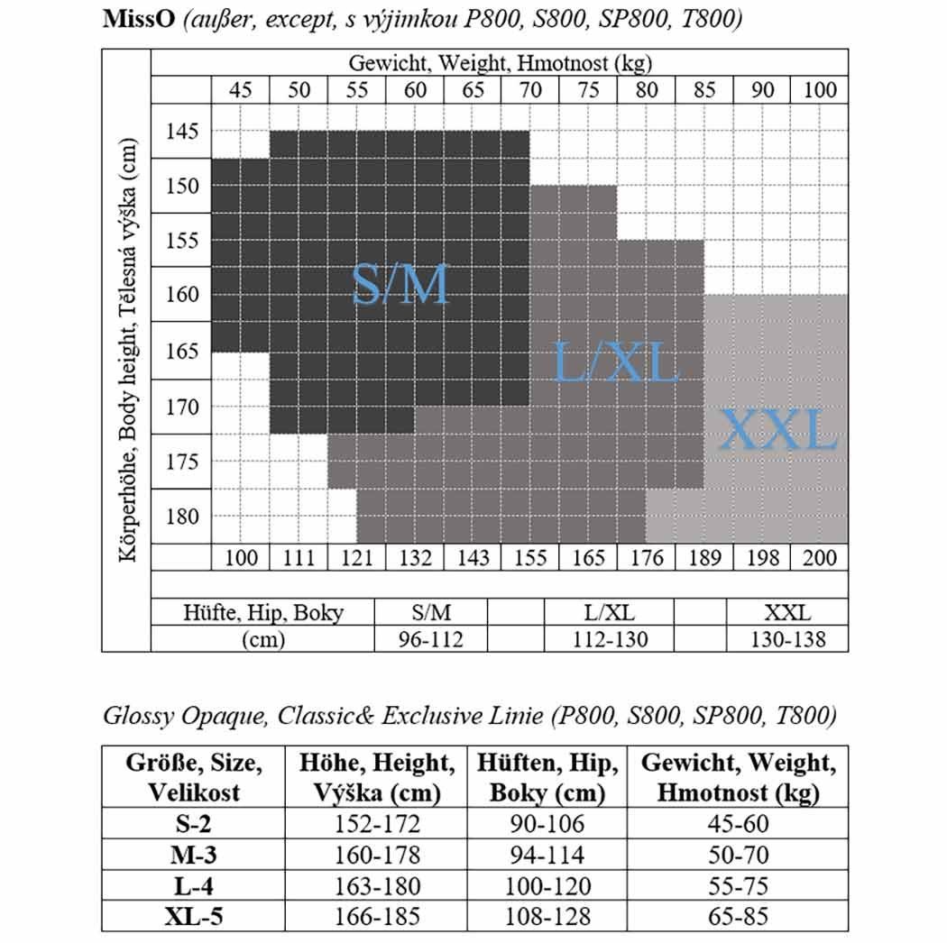 missO Ouvert Strumpfhose mit Schnitt im Schritt 40 DEN 40 DEN (Packung 1 St. 1er-Pack) ouvert