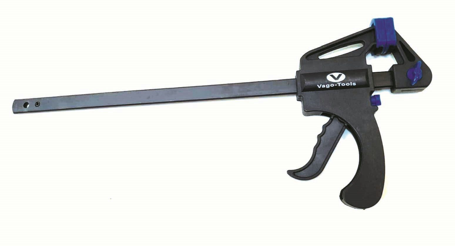 Zwinge 450mm VaGo-Tools 1x, (Stück) Zwingen Schnellspannzwinge Klemmzwinge