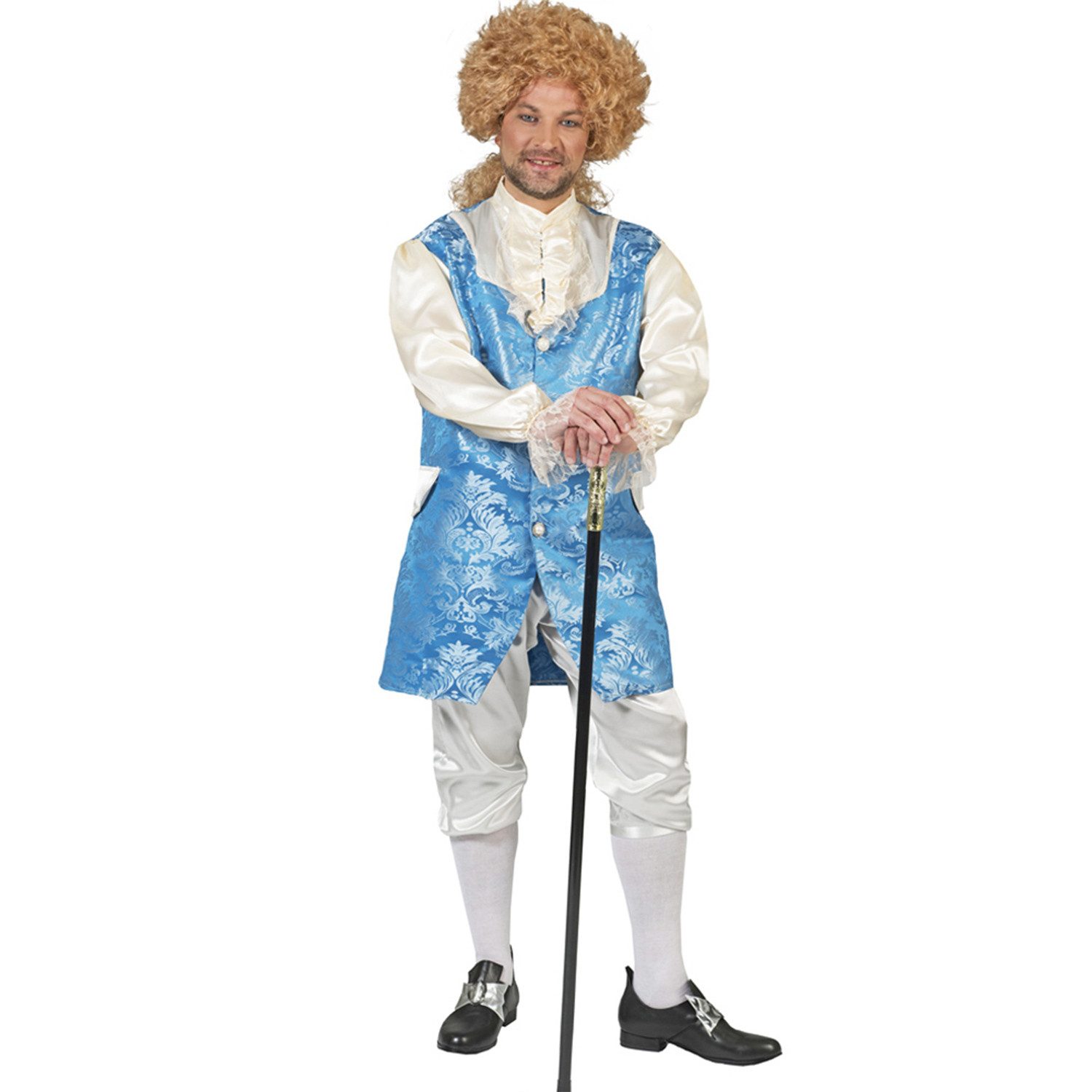 Funny Fashion Kostüm Barock Kostüm 'Johannes' mit Weste für Herren, He