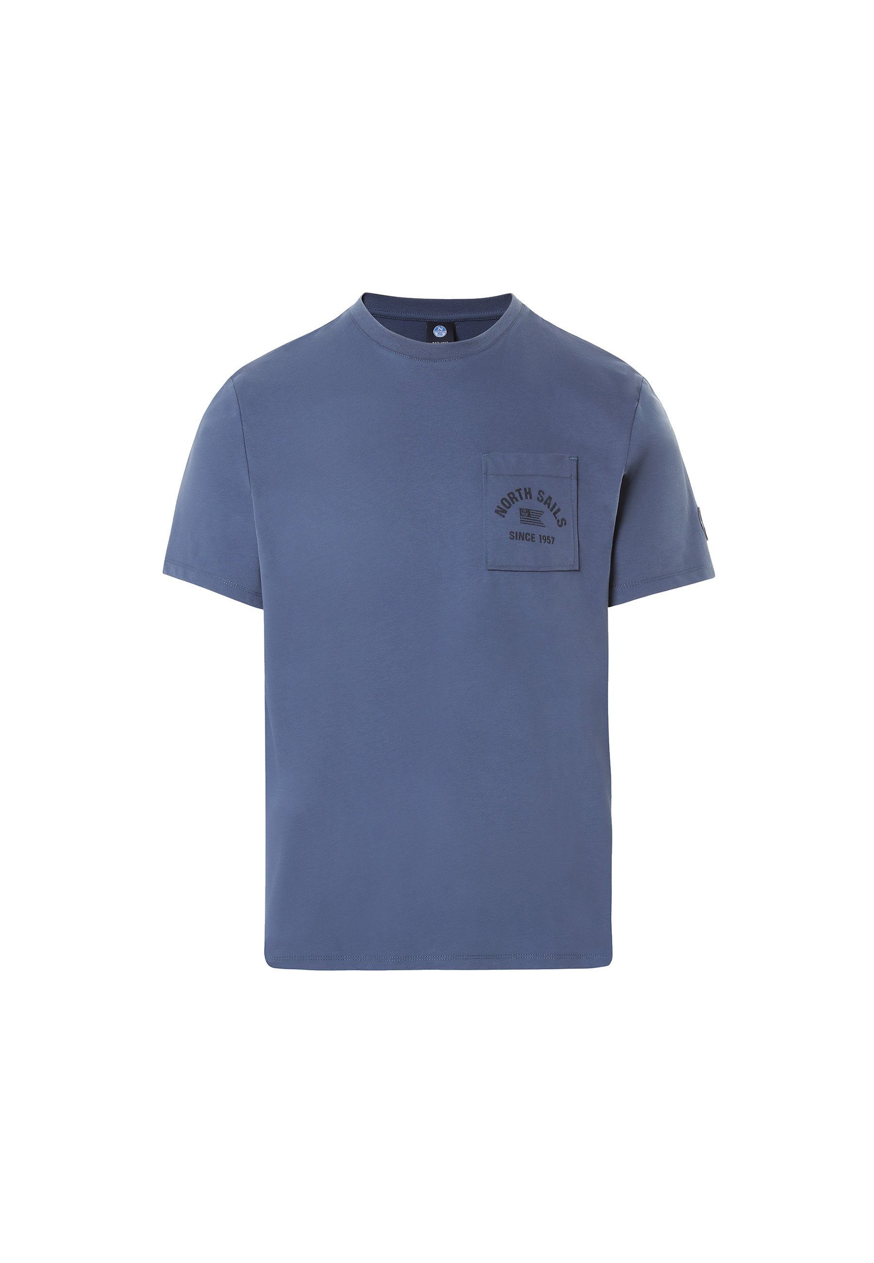 Sails DARK Sonstiges Brusttasche mit BLUE T-Shirt T-Shirt North