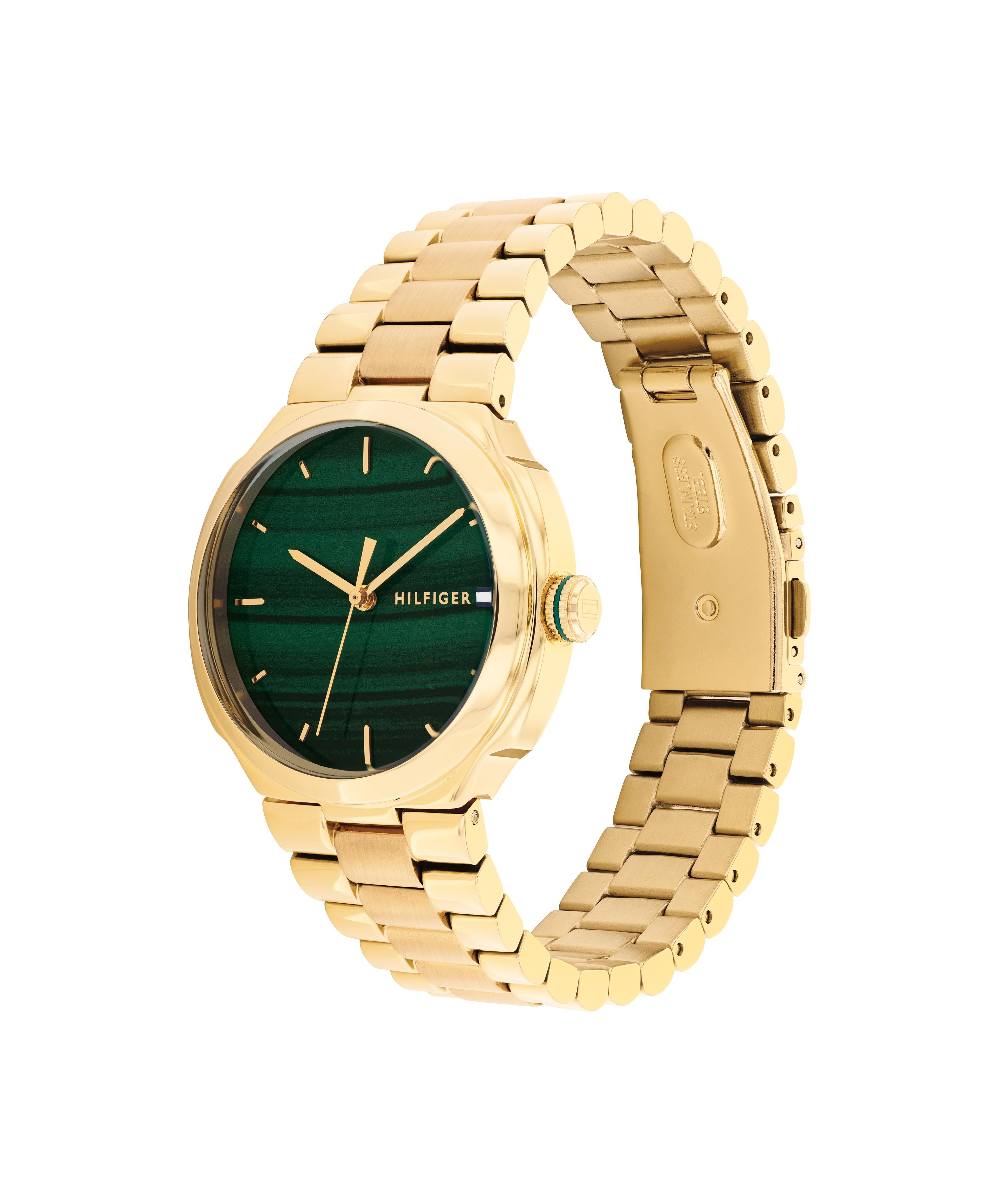 Tommy Hilfiger Quarzuhr Georgia 1782908, Armbanduhr, Damenuhr, Edelstahlarmband, analog