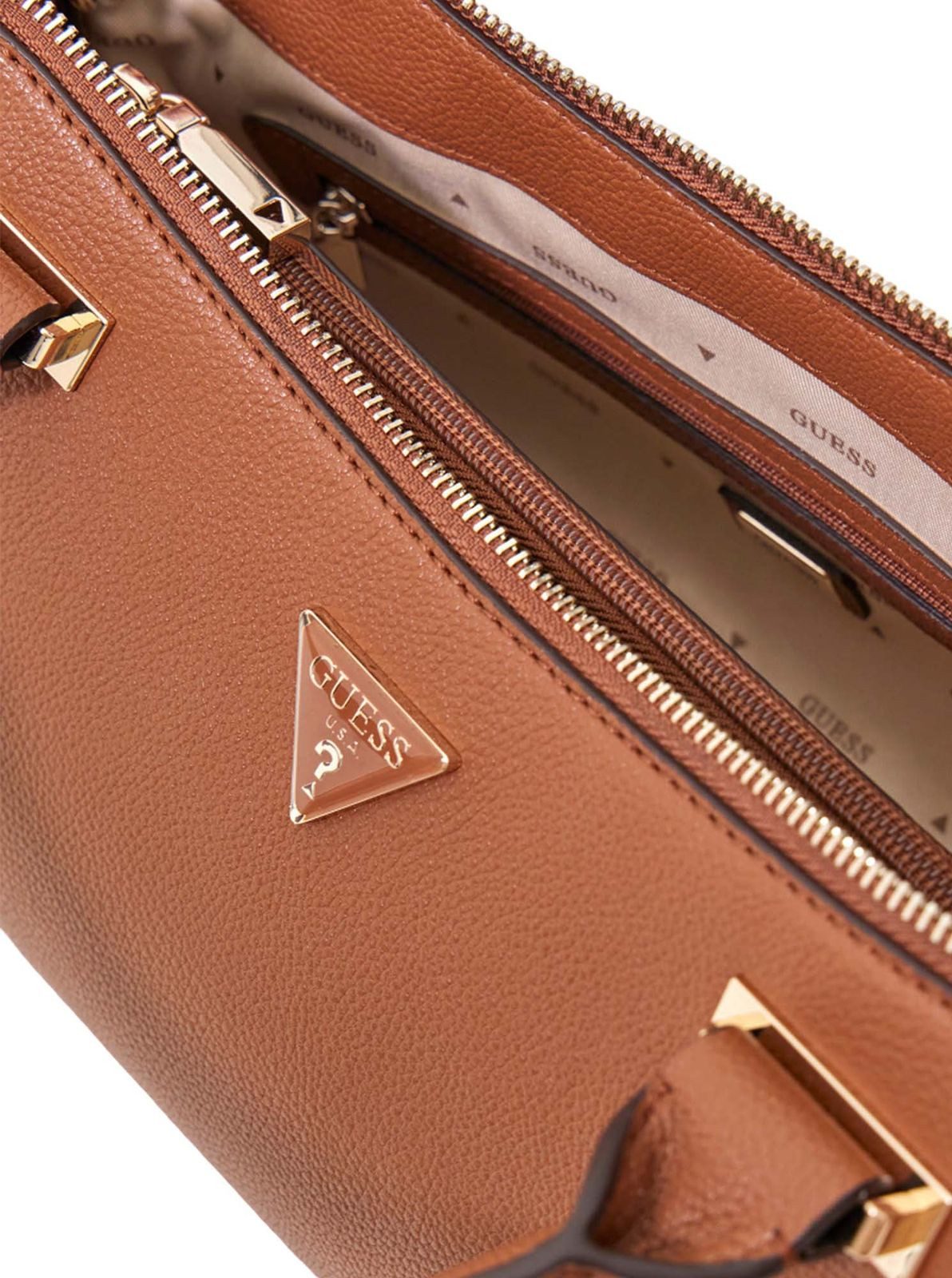 Guess Handtasche Triple Compartment Satchel Bag