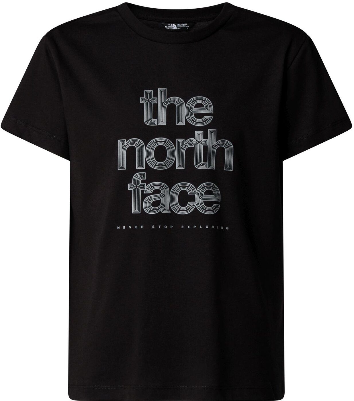 The North Face Kurzarmshirt G REFLECTIVE LOGO RELAXED SS TEE TNF BLACK günstig online kaufen