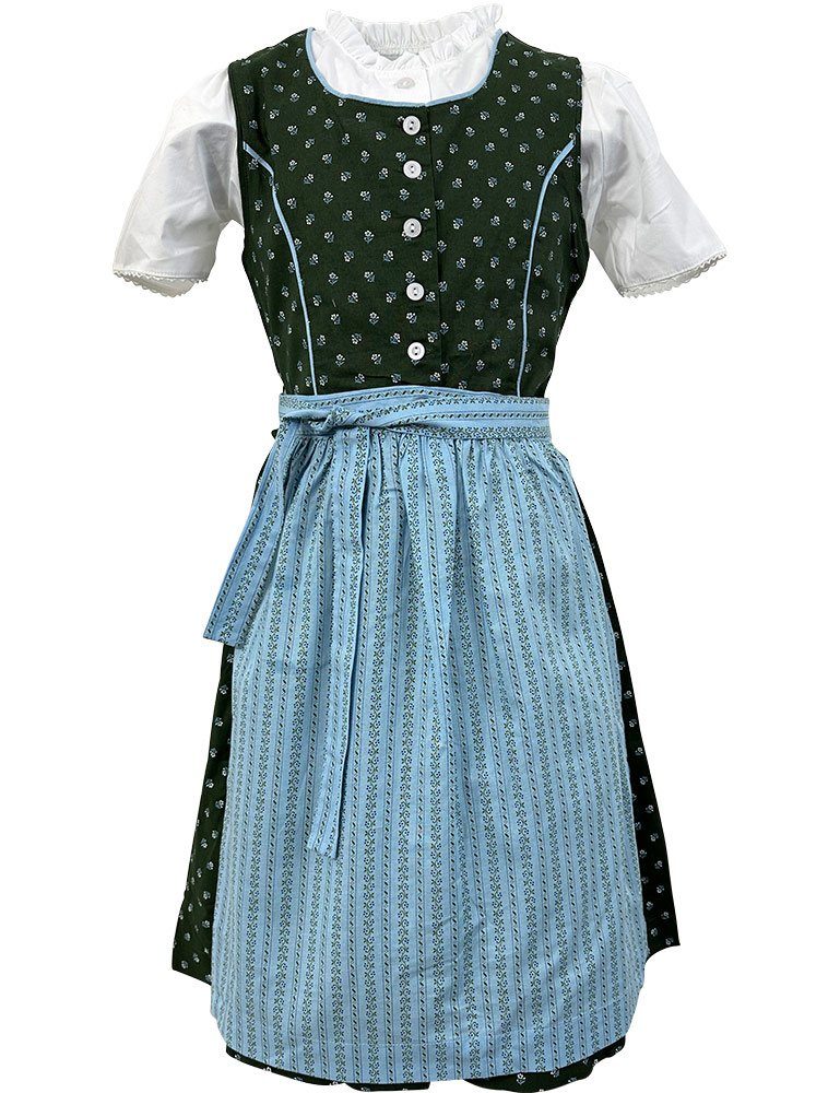 mit Dirndl Isar-Trachten Isar-Trachten Dirndl Blu 3-tlg. 'Lotte' Kinder