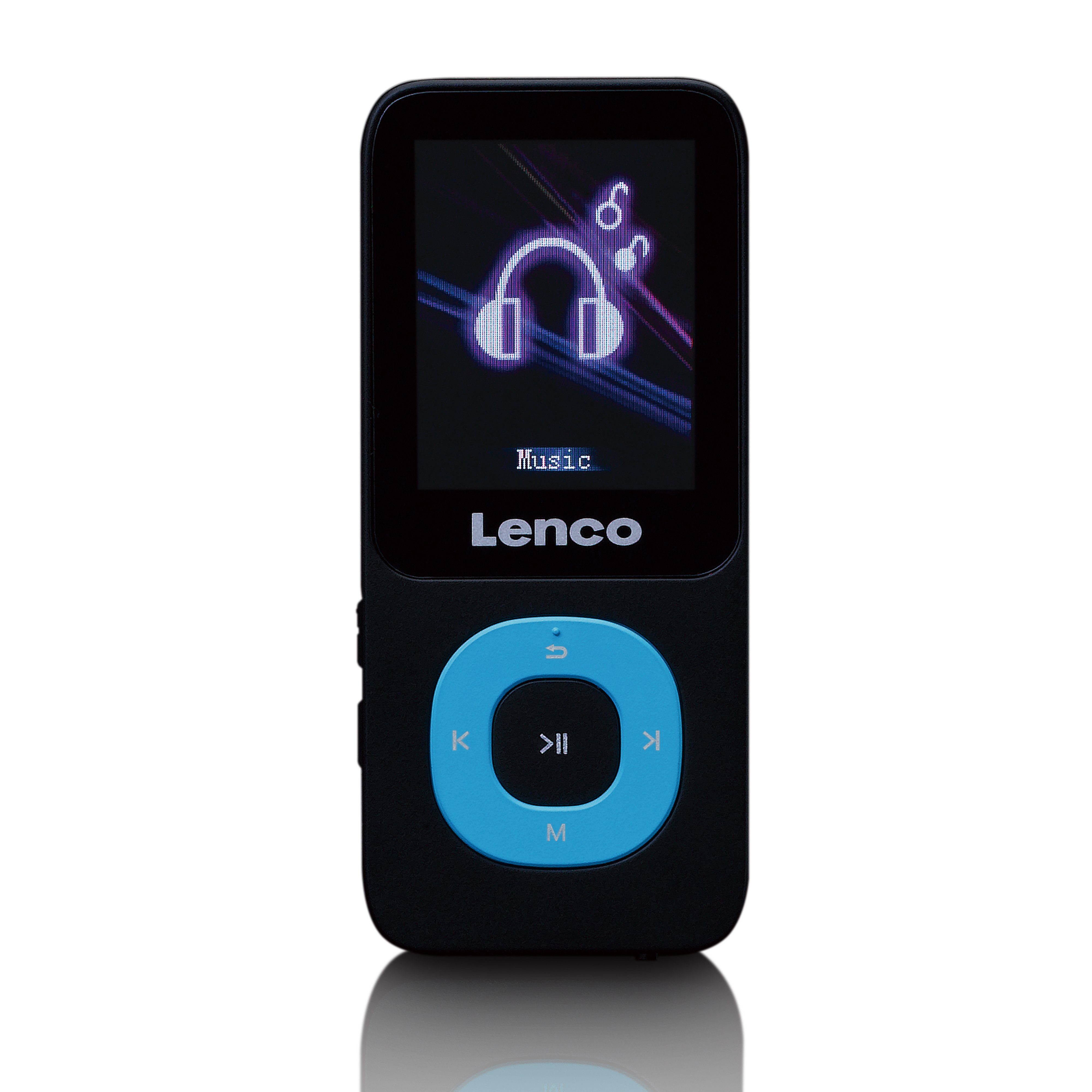 Lenco Xemio-659BU MP3-Player (MP3/MP4-Player, SD-bis 32 GB, 1,8Zoll Farbdisplay, Aufnahmefunktion)