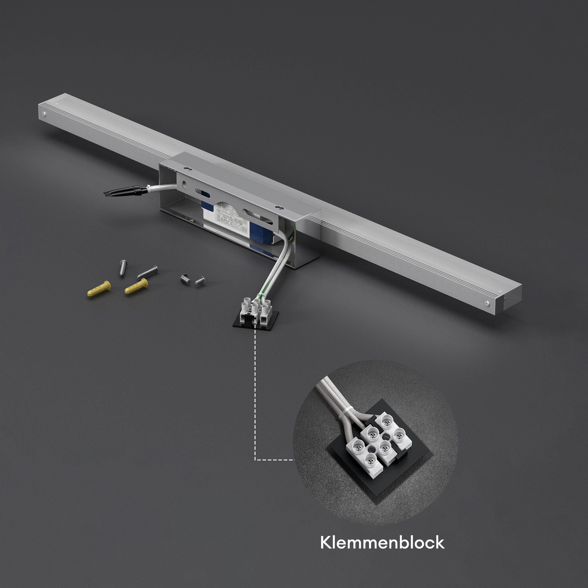 Mai & Mai LED Spiegelleuchte Spiegellamp Badleuchte Wandleuchte 6000K Badlampe Spiegelstrahl