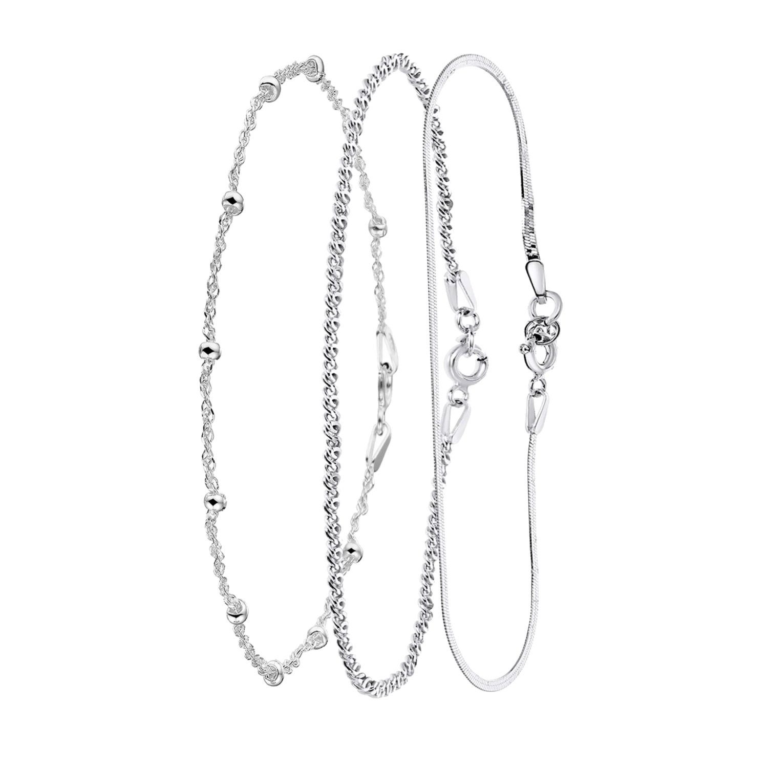 LUCARDI Schmuckset Set - 925 Silber - Silber - Damen