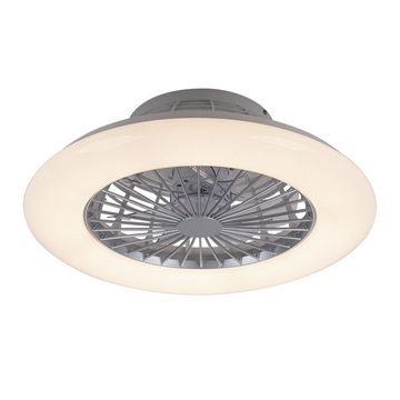 Lampenwelt Deckenventilator, LED Deckenventilator Wohnzimmerlampe dimmbar Fernbedienung CCT D 50 cm