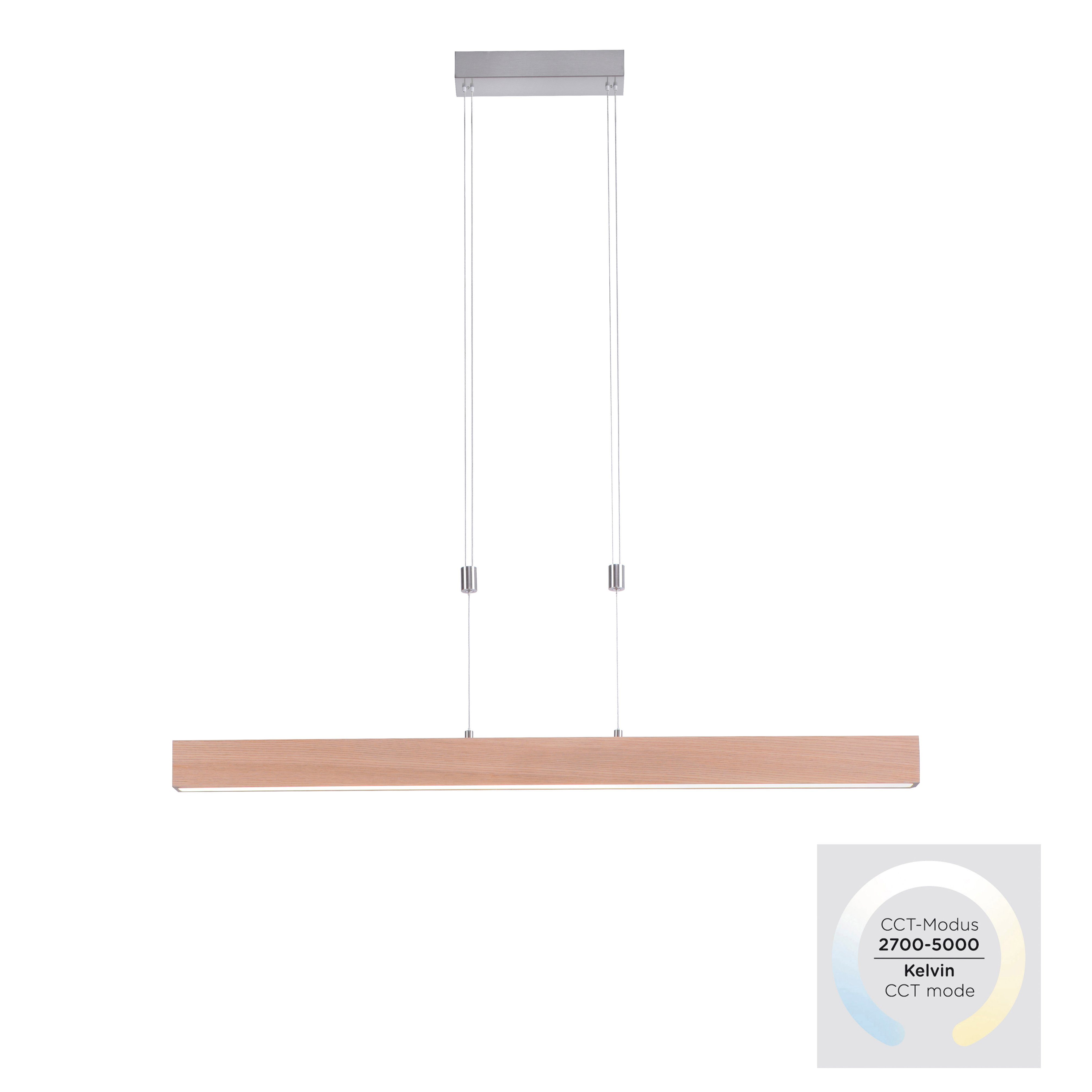 JUST LIGHT LED Deckenleuchte AMANDA, LED fest integriert, warmweiß - kaltweiß, dimmbar über Touchdimmer