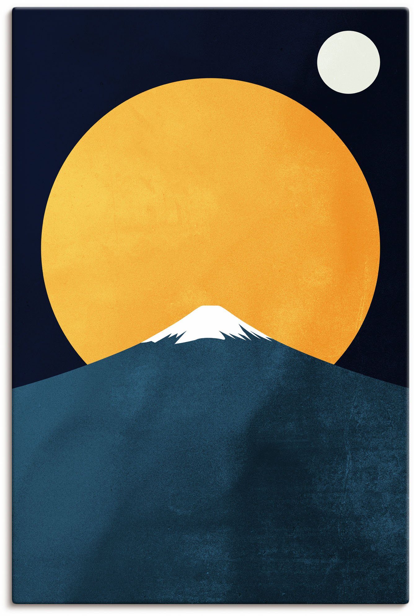 Artland Wandbild Himalaya in Alpenbilder Leinwandbild, Größen (1 Alubild, & versch. Wandaufkleber bei als Nacht, Berge St), Poster oder