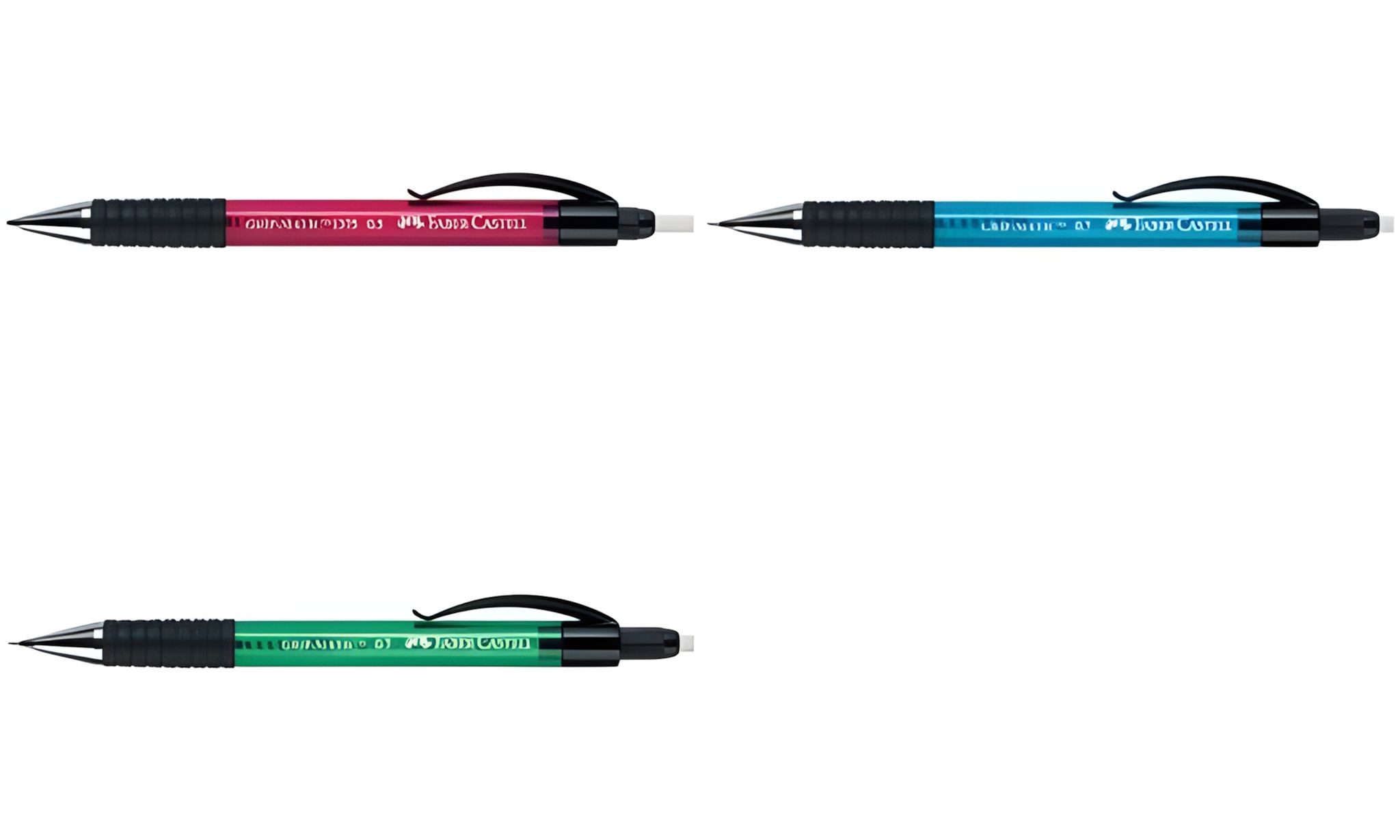 Faber-Castell Radiergummi Faber Castell Druckbleistift Ersatzradierer GripMatic1375 3x