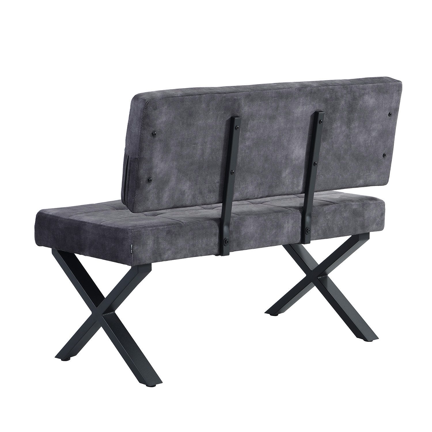 B&D home Eckbank EKA (2-St), beidseitig montierbar, gepolstert, mit Rückenlehne, verschiedene Maße