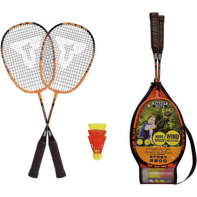 Talbot-Torro Spielzeug-Gartenset Badminton Set Speed 2200, (Set, 6-tlg), Speedbadminton Set, für Kinder und Einsteiger geeignet