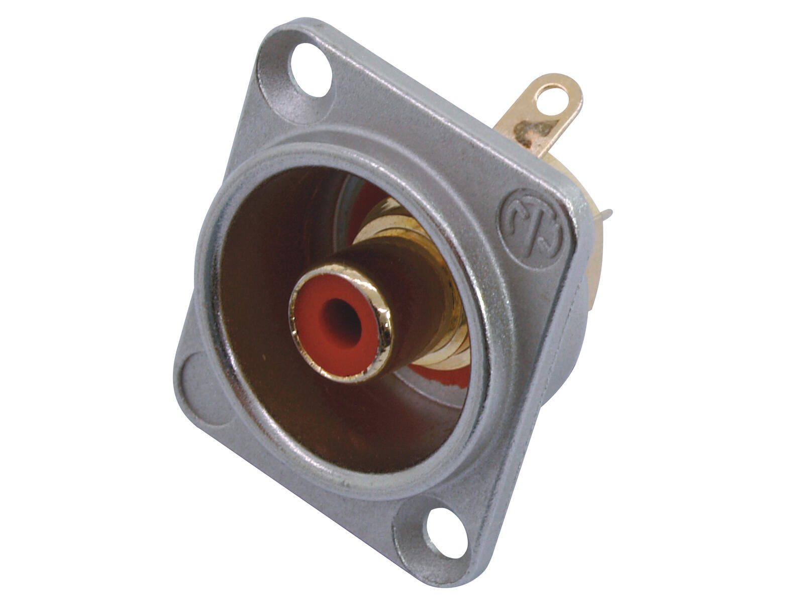 Neutrik Cinch-Stecker NEUTRIK Cinch Einbaubuchse rt NF2D2