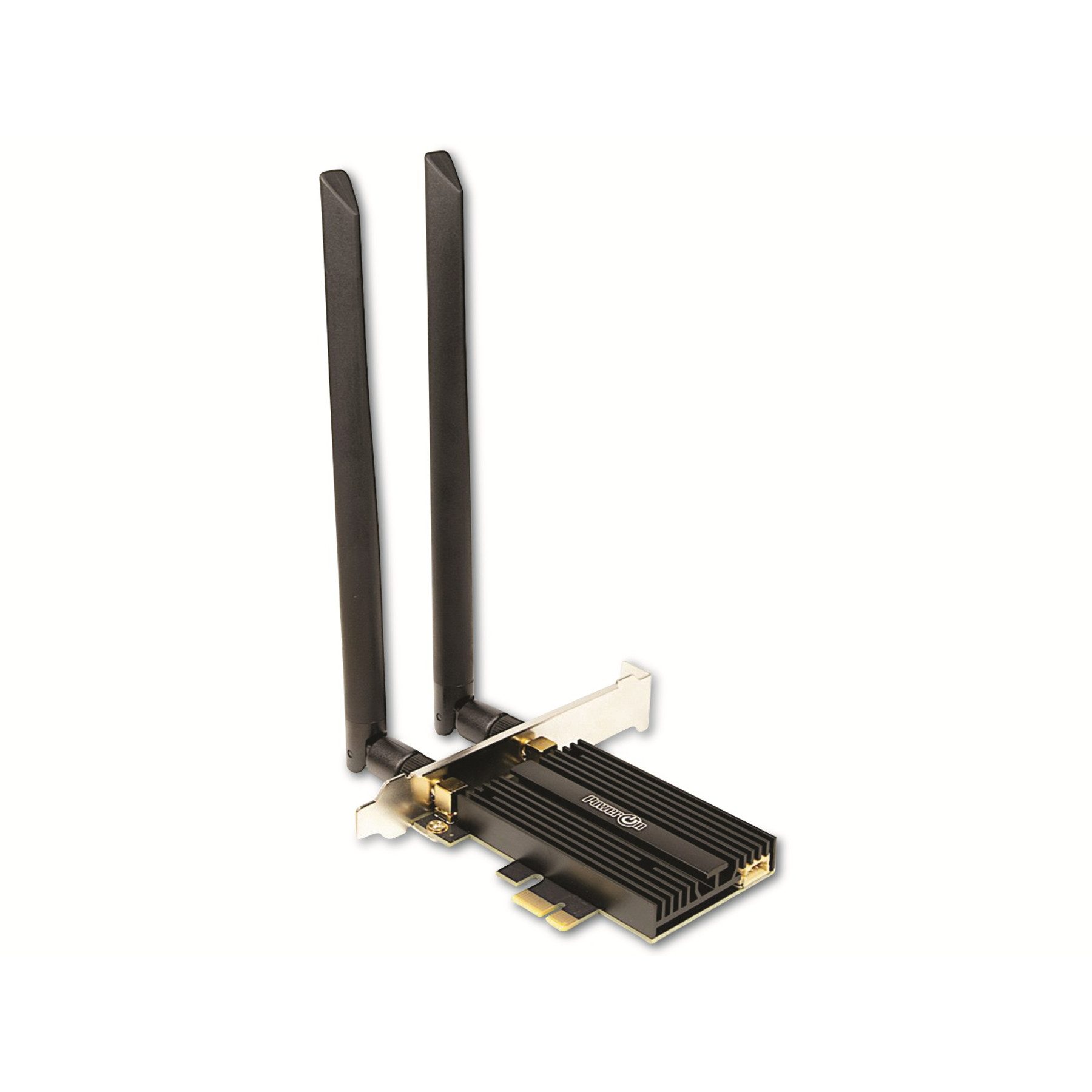 Inter-Tech WLAN-Adapter INTER-TECH WLAN-Netzwerkkarte POWERON DMG-36, WiFi6, 5400 MBit/s