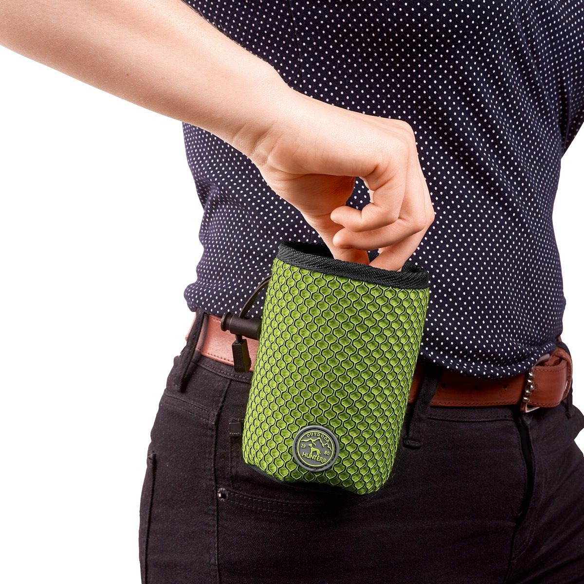 Hunter Tierbedarf Leckerlibeutel Gürteltasche Hilo Basic limette