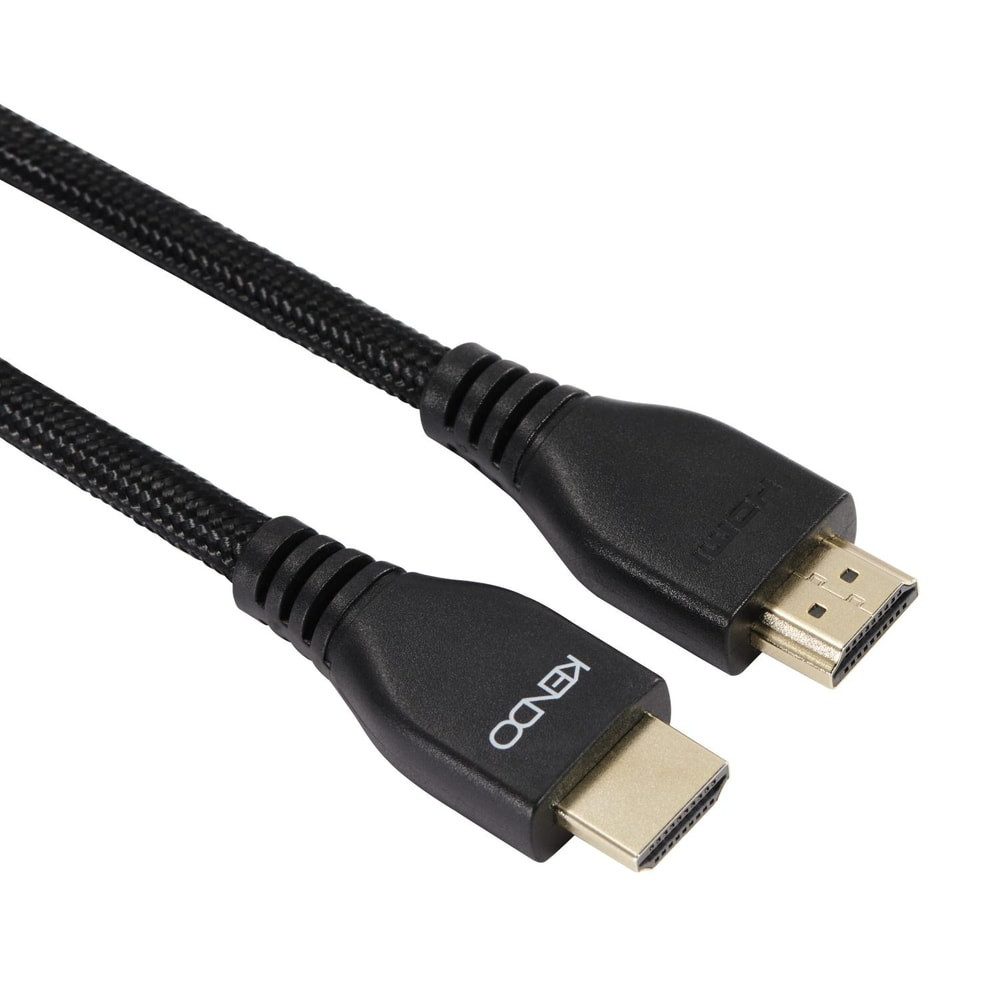 Kendo HDMI 2.1 Kabel 8K 1,5 m, ultra high speed, Gewebe, vergoldete Stecker Audio- & Video-Kabel