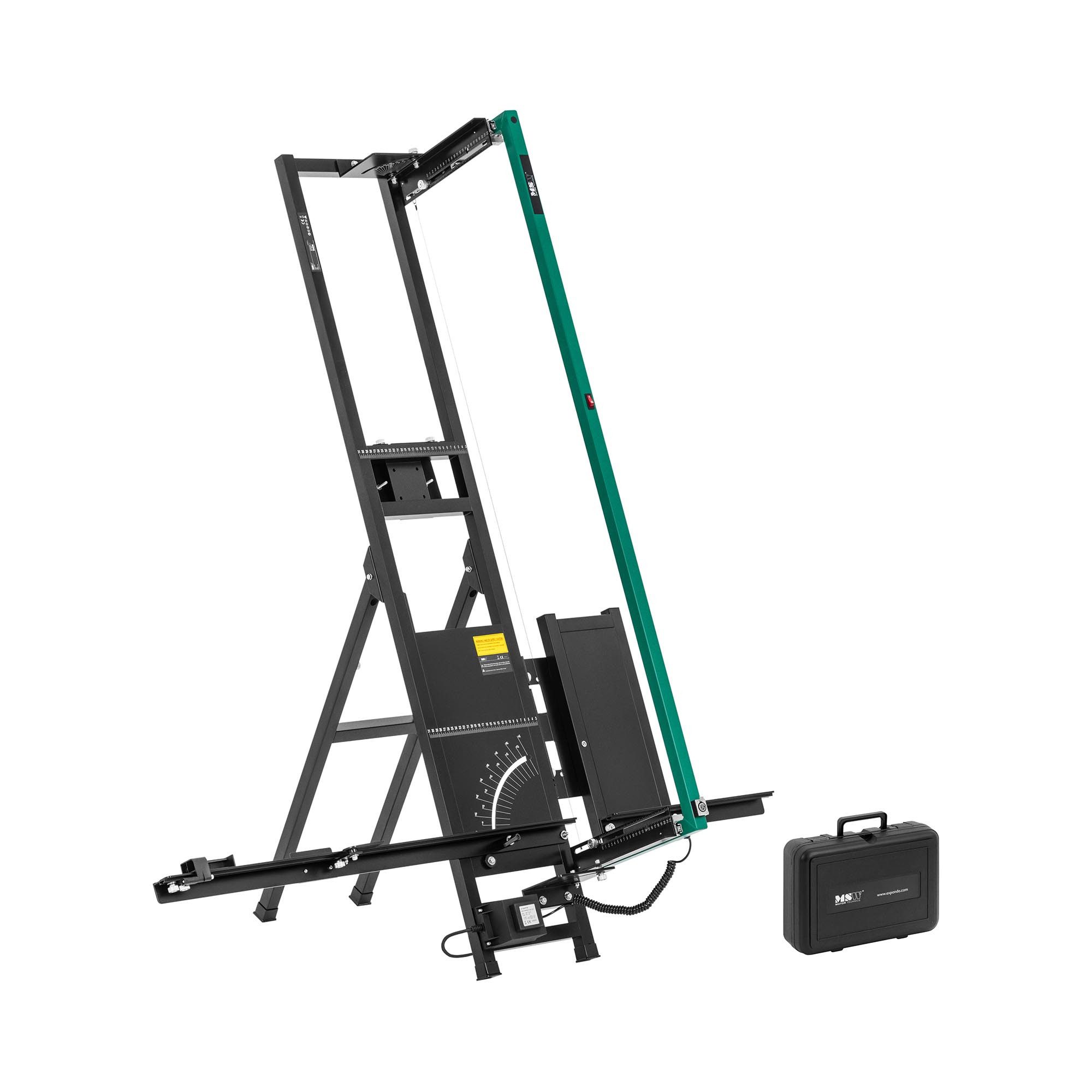 MSW Heißdrahtschneider Styroporschneider 200 W 1350 mm mit Fuß, Gerüsthalterung +, 230 V in V, 250 in W