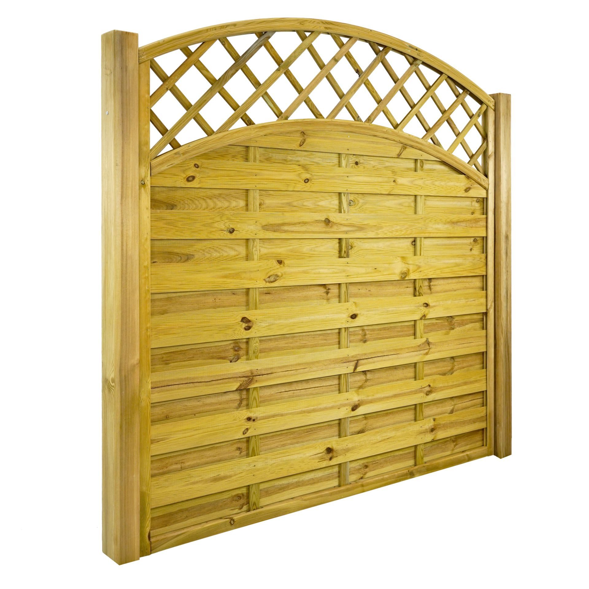 GartenLand Zaun Dichtzaun Vario 180x180 cm Kiefer – Kesseldruckimprägniert, (Set, Ohne Pfosten, 180x180 cm)
