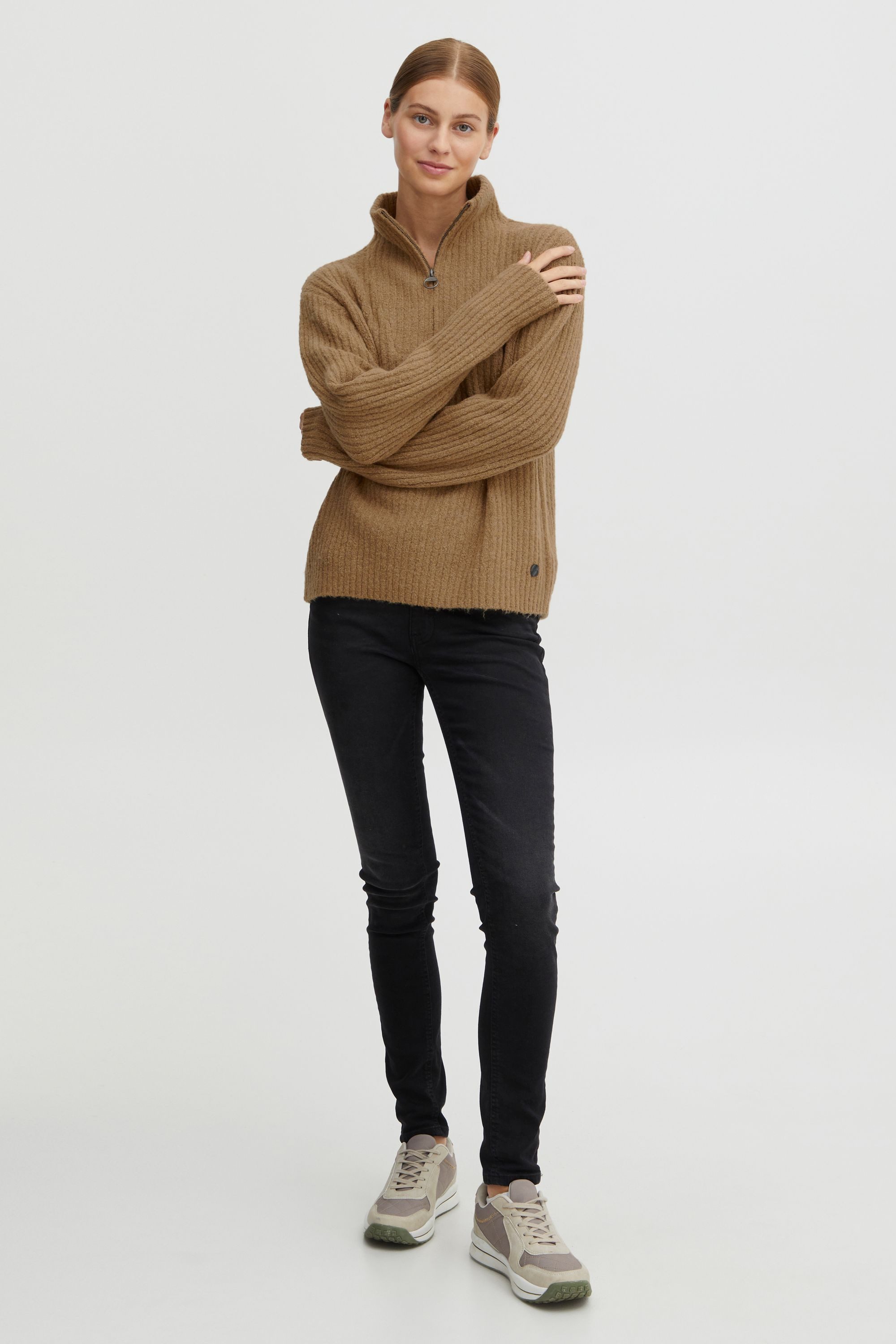 OXMO Strickpullover OXSaline Modischer Pullover