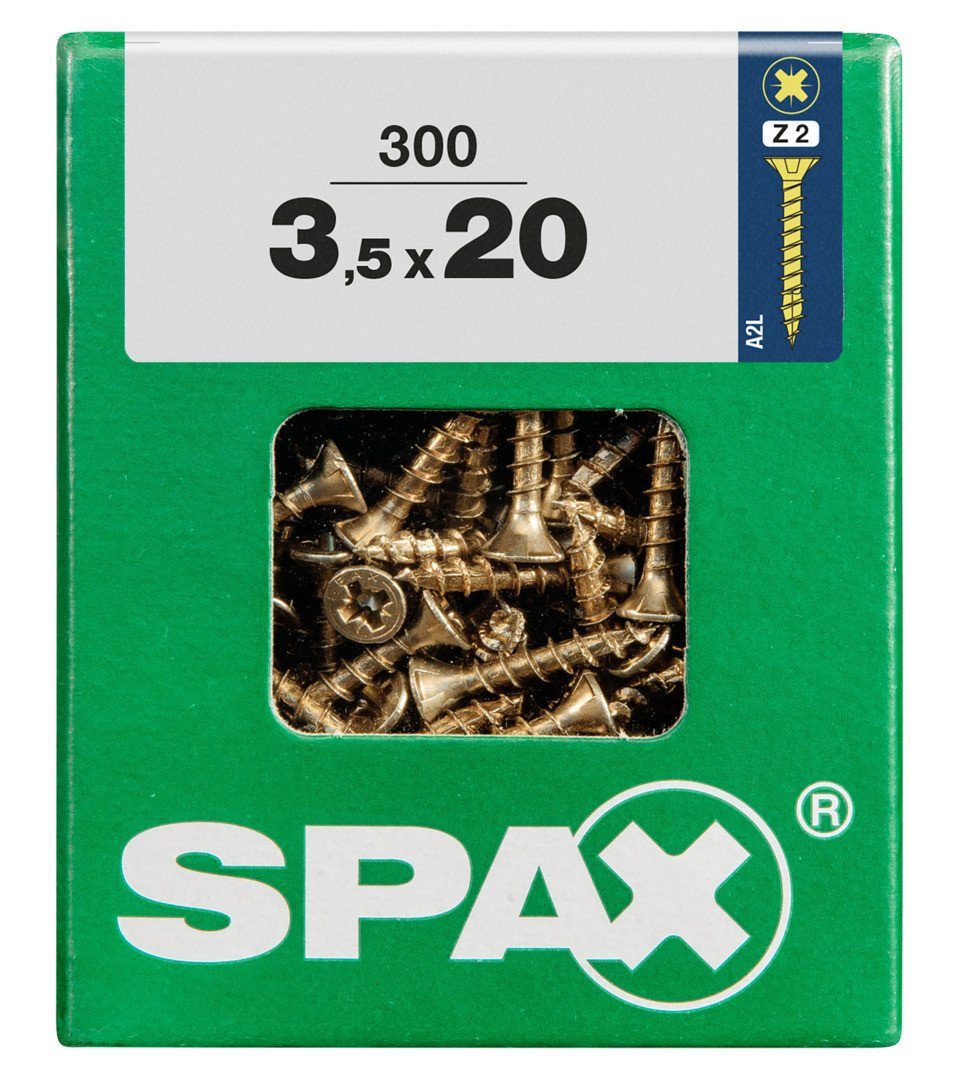 Holzbauschraube Spax Universalschrauben 3.5 x 20 mm PZ 2 - 300
