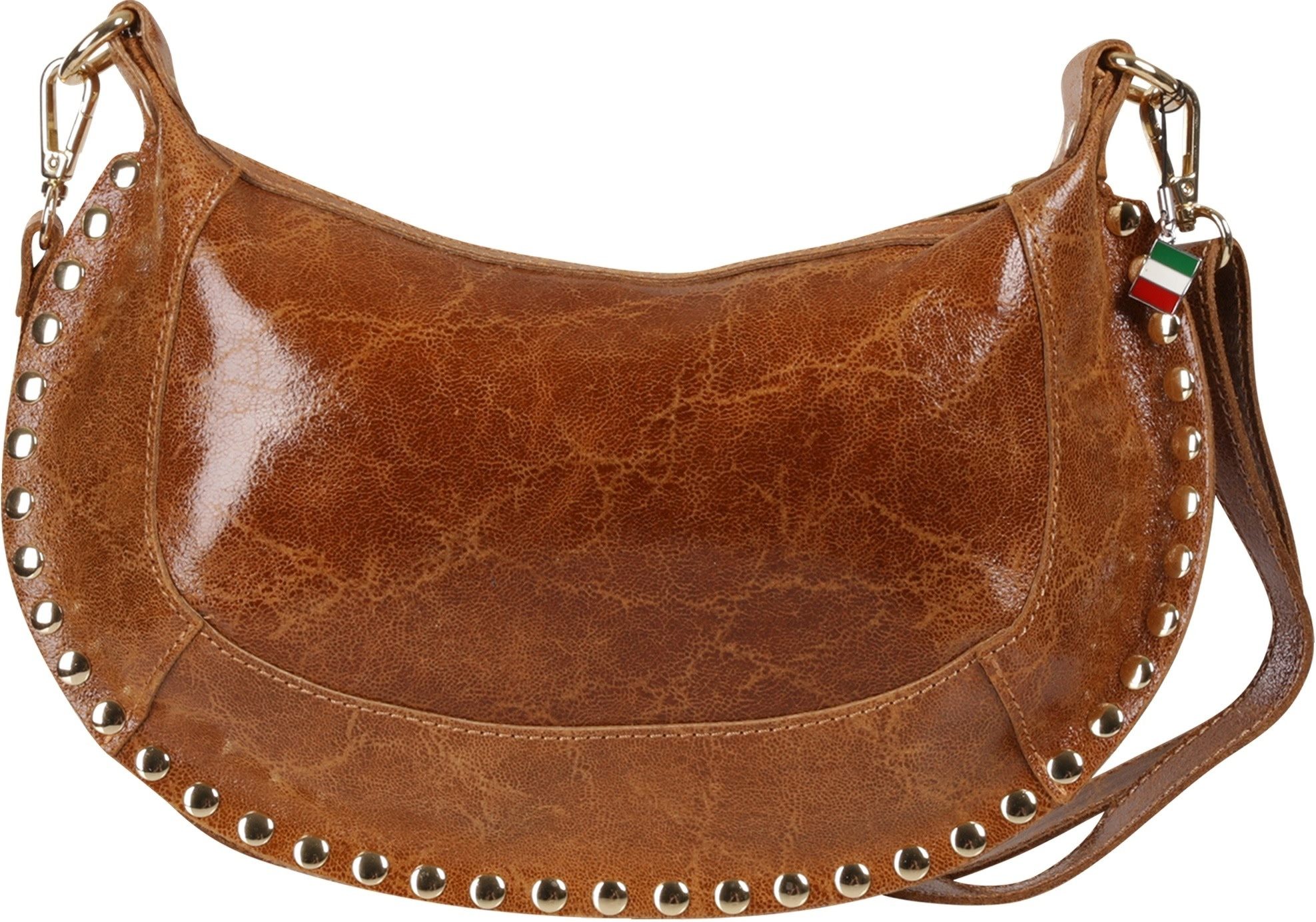 Schultertasche Florence Damen Satteltasche Nieten
