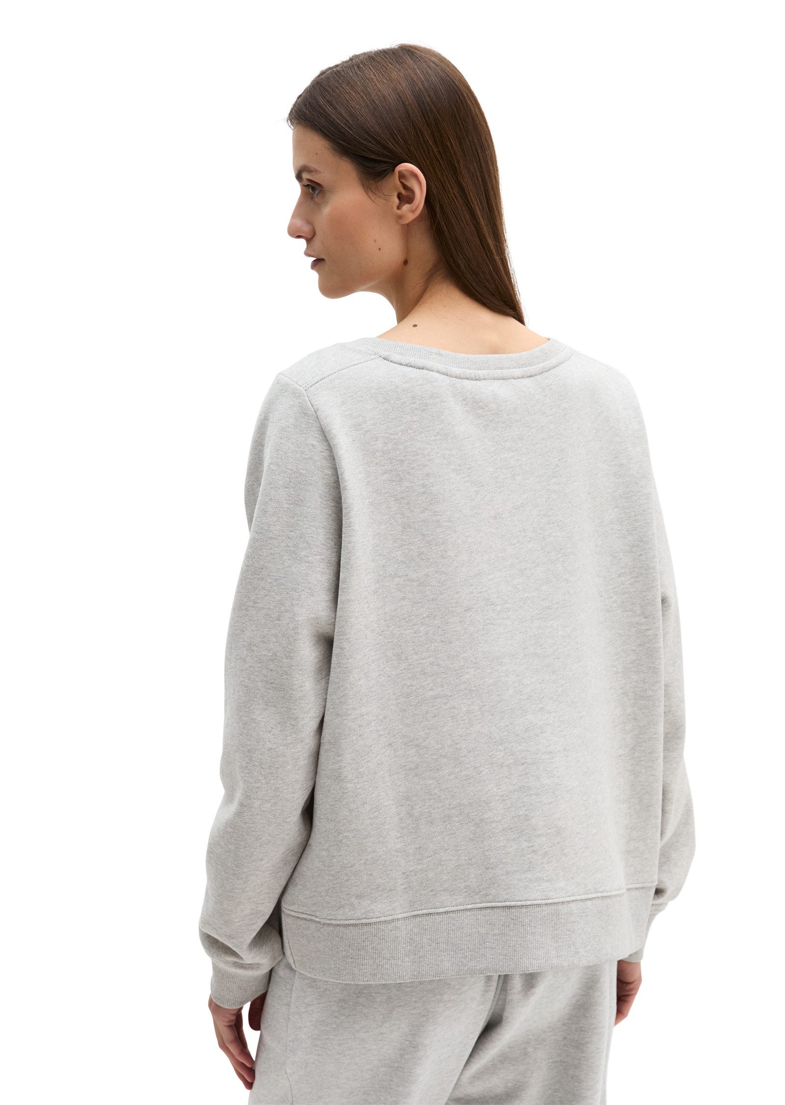 Marc O'Polo Sweatshirt mit gepeachter Oberfläche