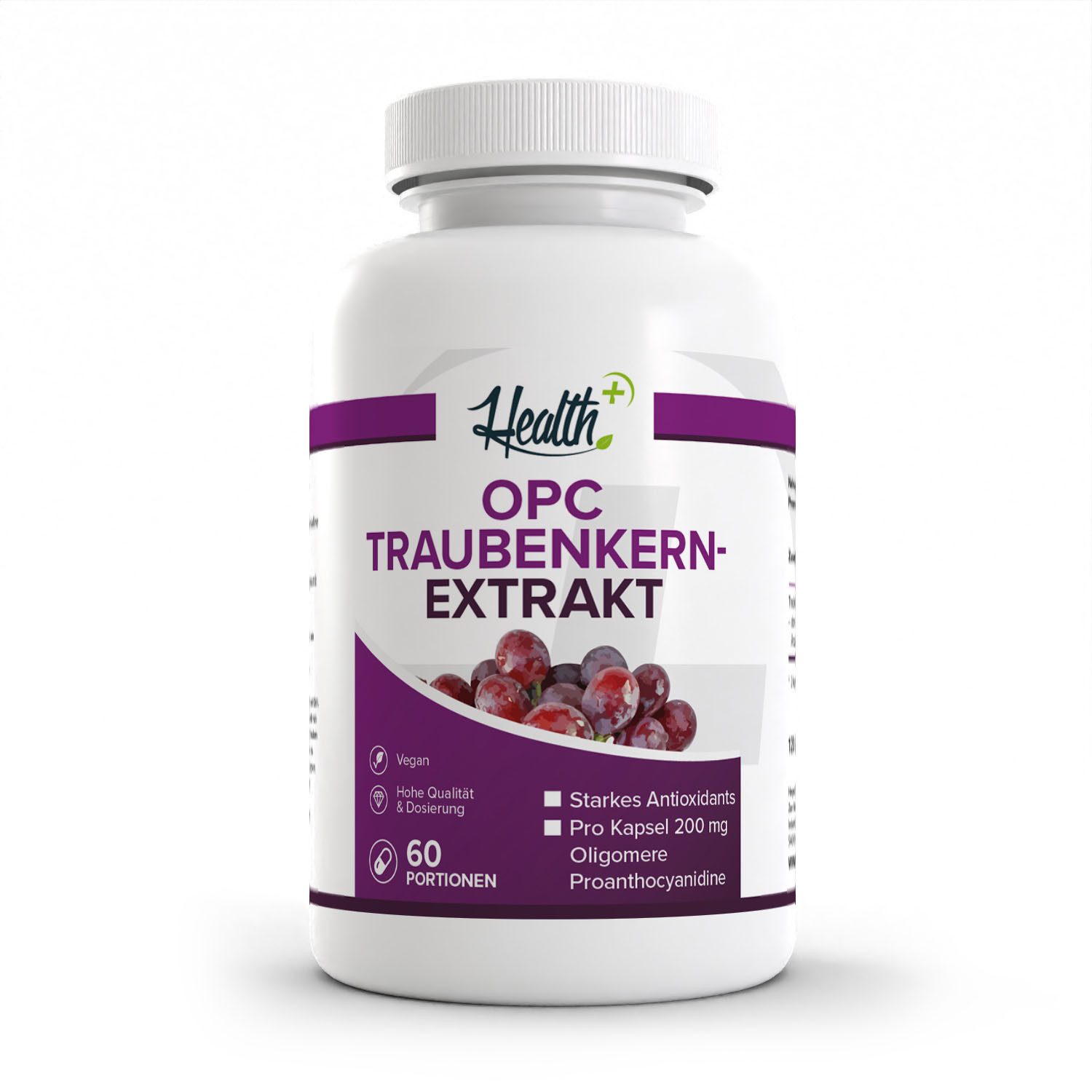 Zec+ Nutrition HEALTH+ OPC TRAUBENKERN EXTRAKT, 120 Kapseln Kapseln