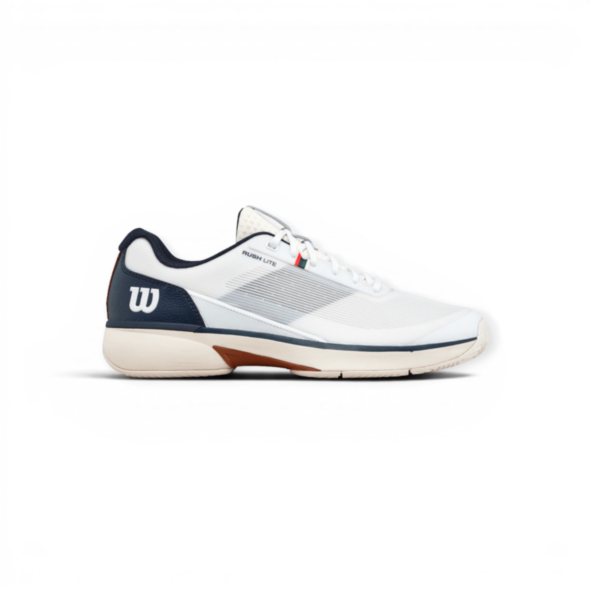 Wilson Rush Lite 5.0 CLC Allcourt weiss/navyblau Herren Tennisschuh
