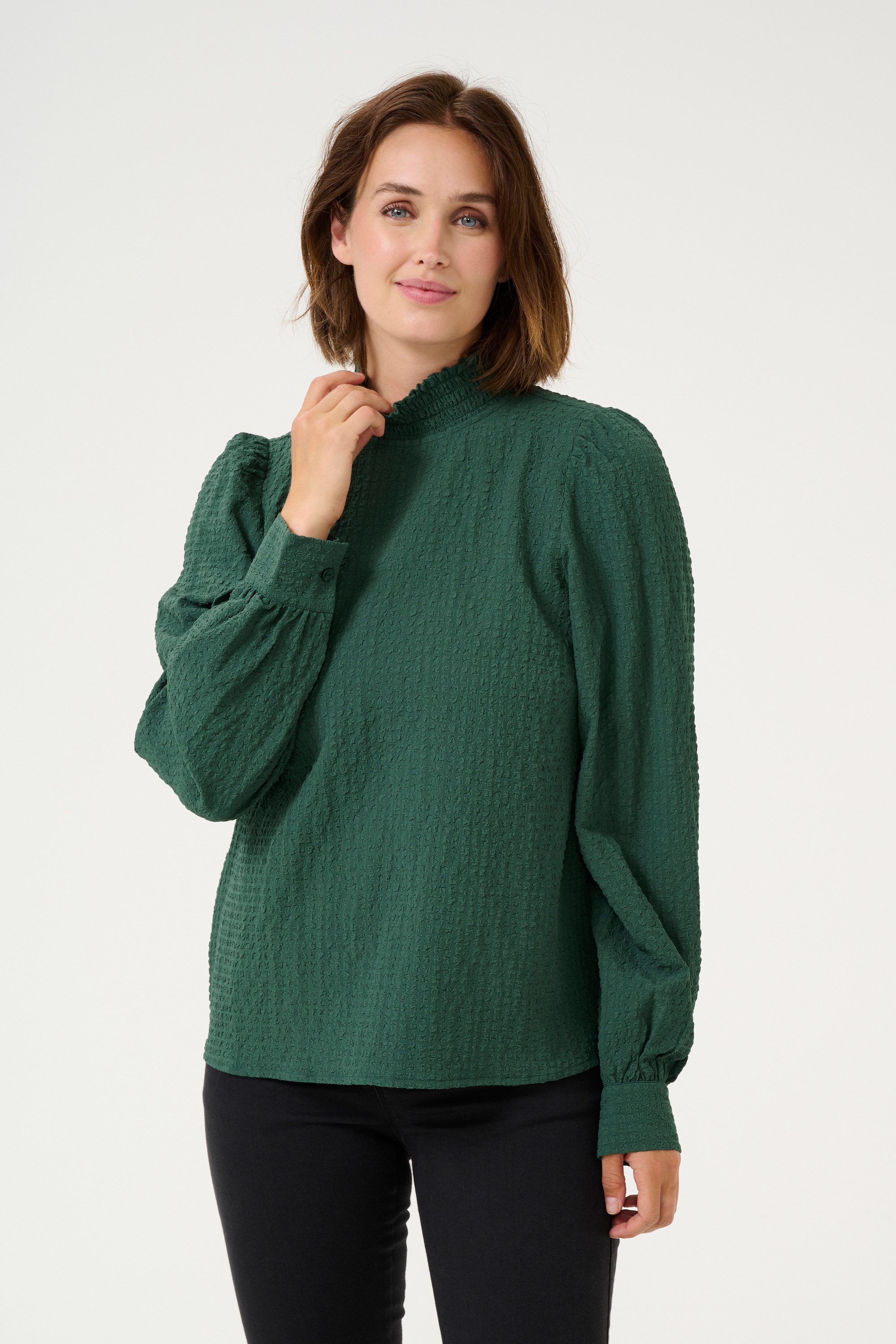 KAFFE Langarmbluse Bluse langarm KAditte