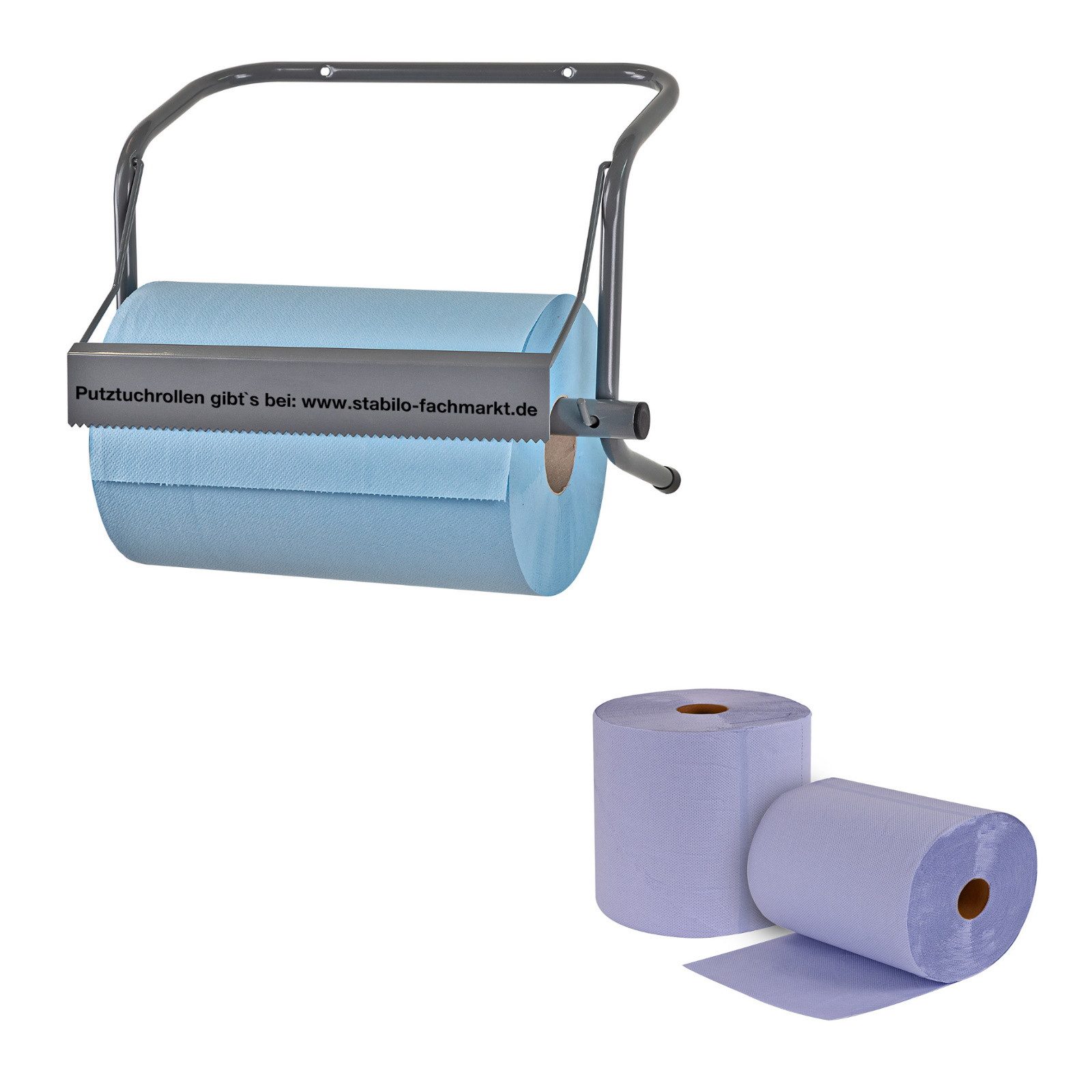 DEMA Papierhandtuch Putztuchrollen-Set mit 2 Rollen (500 Blatt)