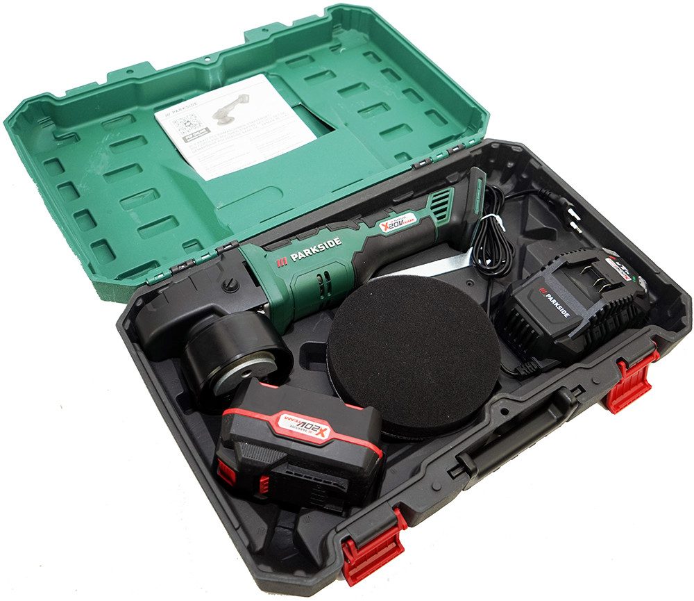Parkside Akku-Poliermaschine 20V Akku Poliermaschine PPMAS 20, 2300 min. U/min, 4500 max. U/min