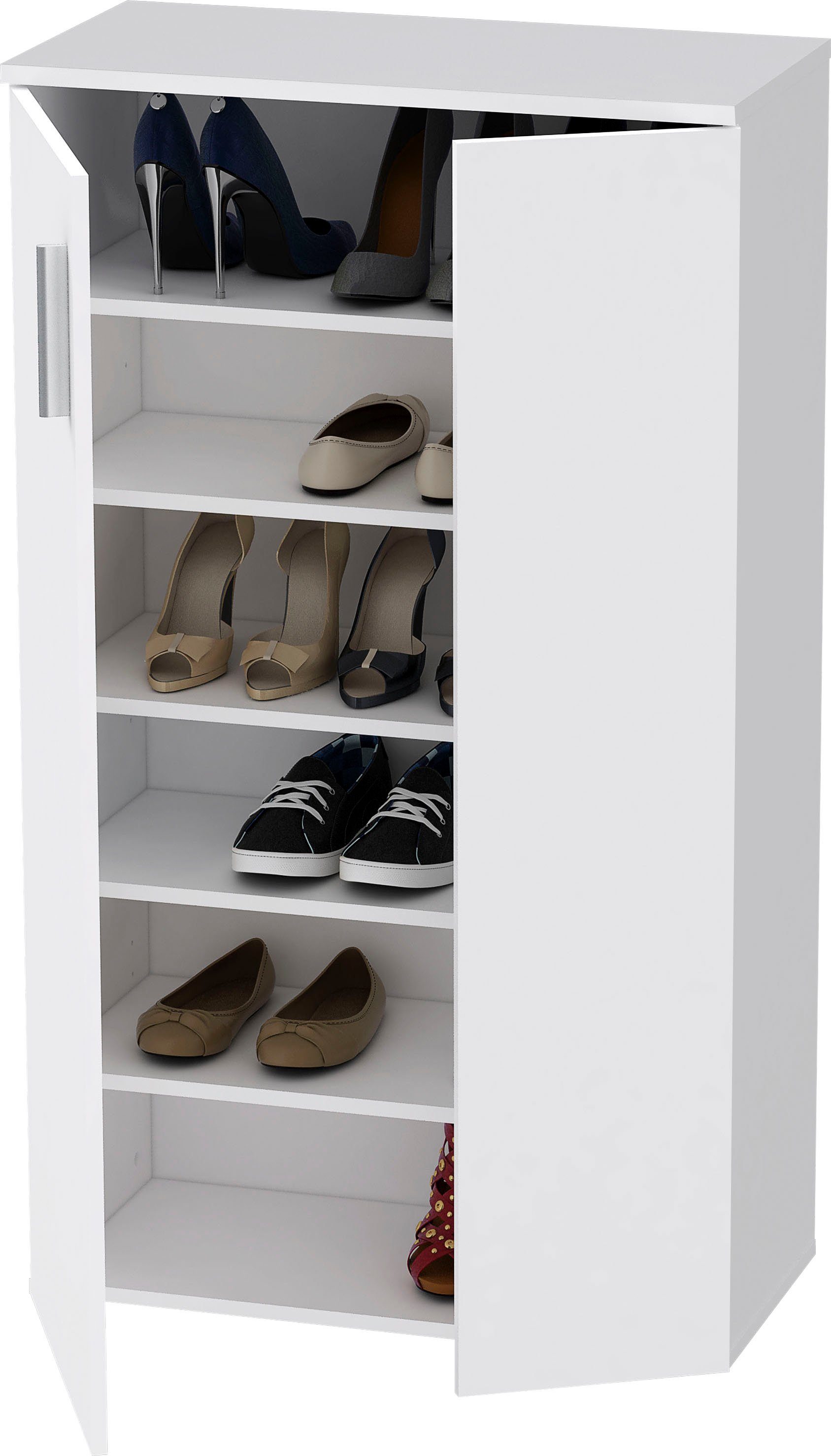 FORTE Schuhschrank Boots (B/T/H 69/34/120 cm) Schuhkommode ca. 18 Paar Schuhe, Breite ca.69cm – Bild 5 von 5