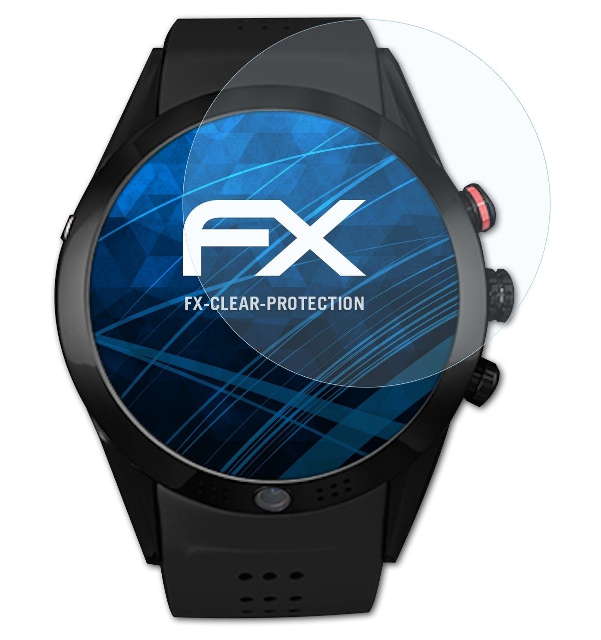 atFoliX Schutzfolie Displayschutz für Arrow Smartwatch, (3 Folien),  Ultraklar und hartbeschichtet