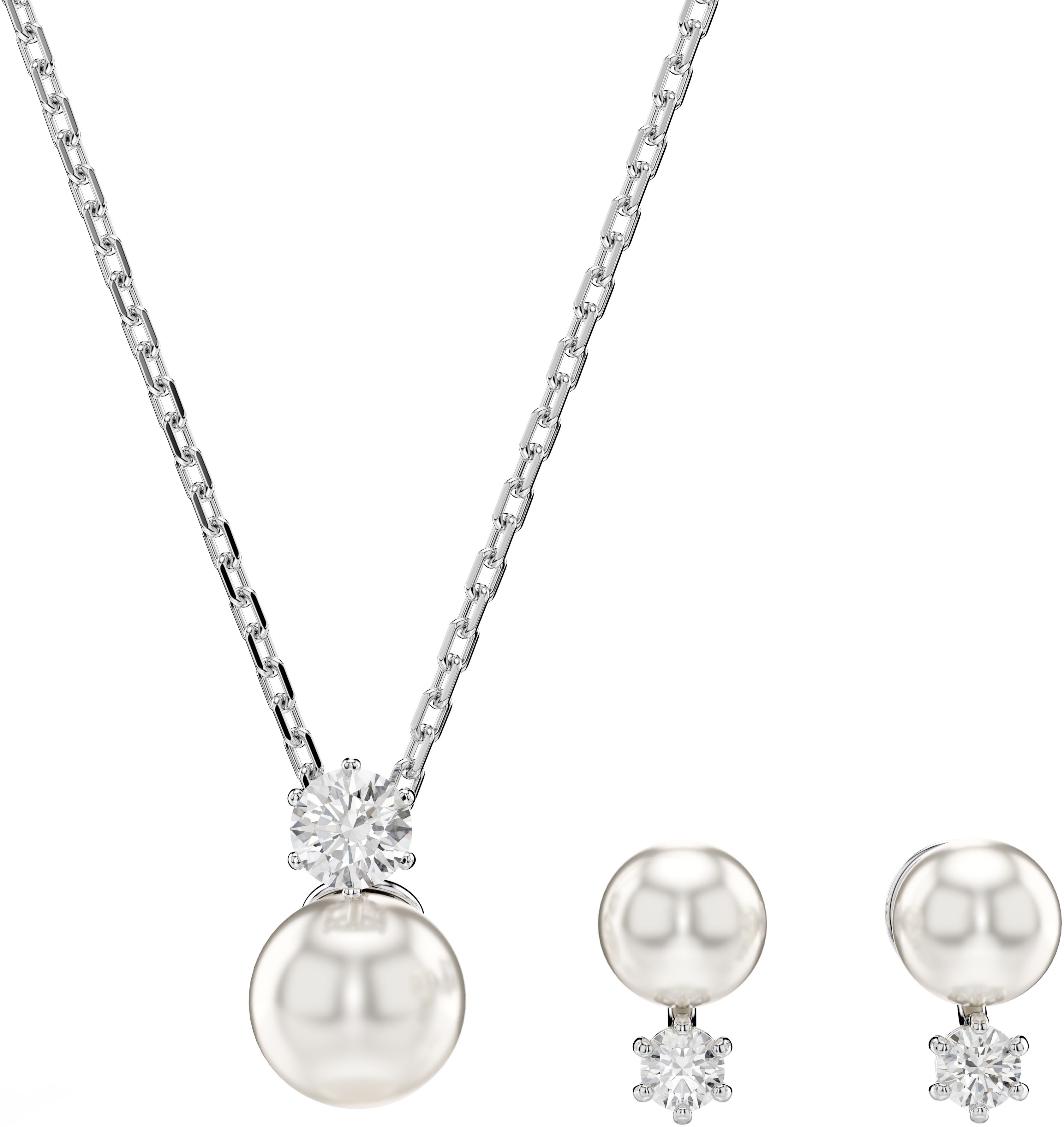 Swarovski Ohrring und Ketten Set Schmuckset Multipack Schmuck Geschenk Matr günstig online kaufen