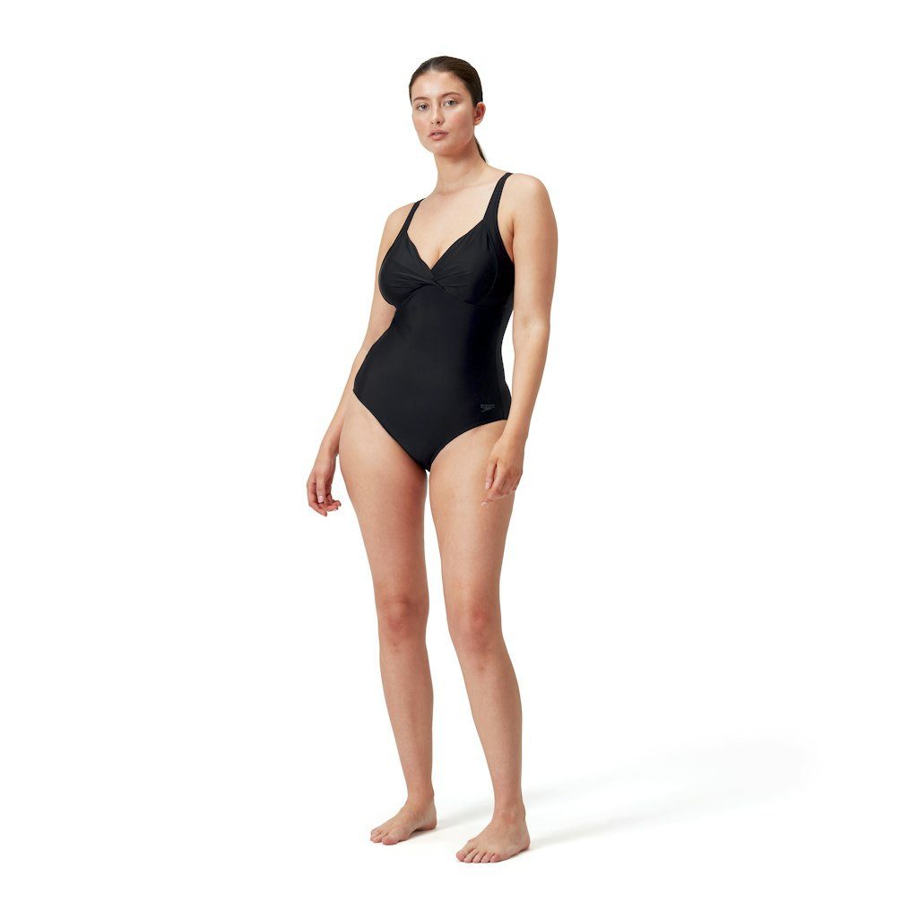 Speedo Badeanzug SPDSCU X FRNT 1PC AF BLACK Black günstig online kaufen