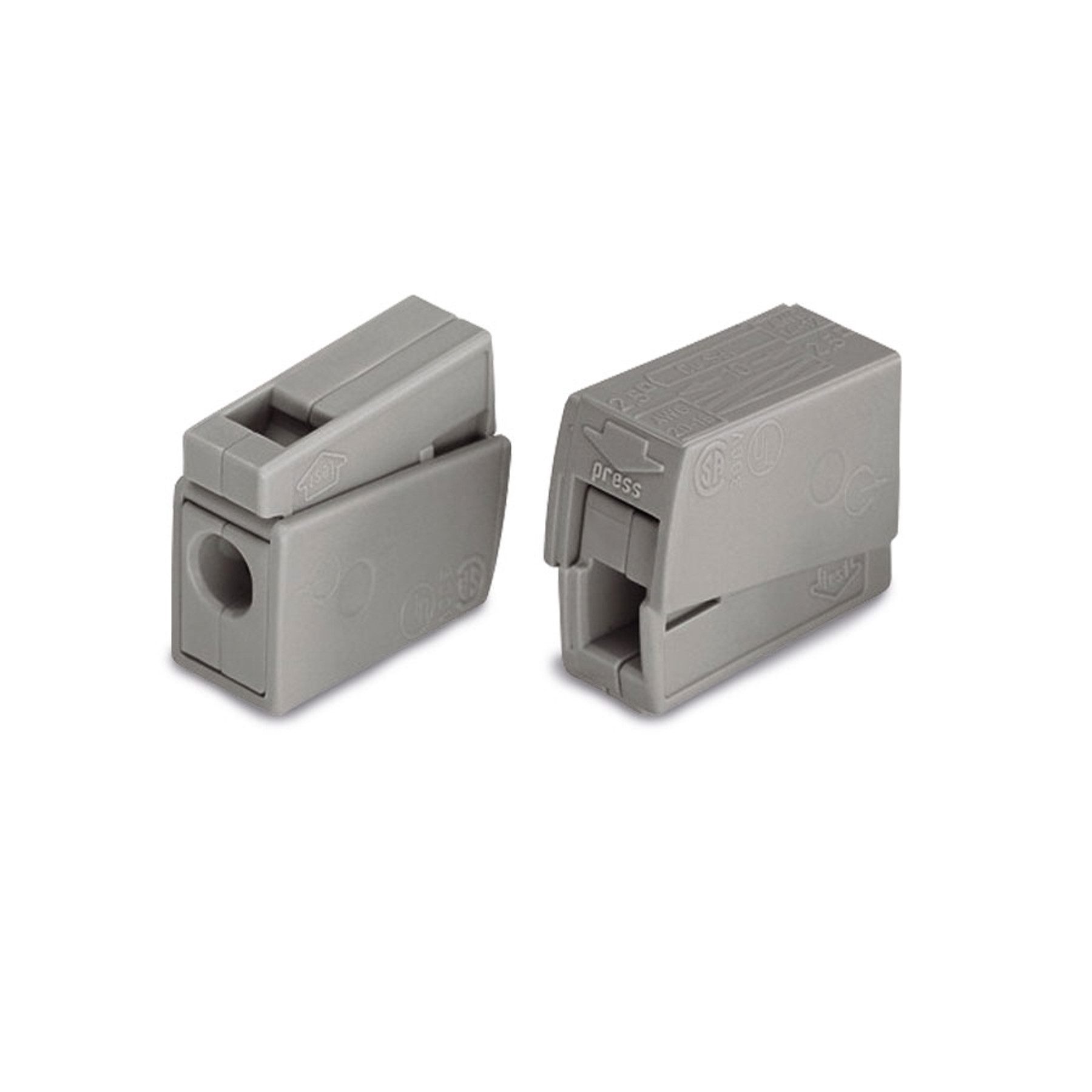WAGO Klemmen WAGO Leuchtenklemmen 224-101, 100 Stück