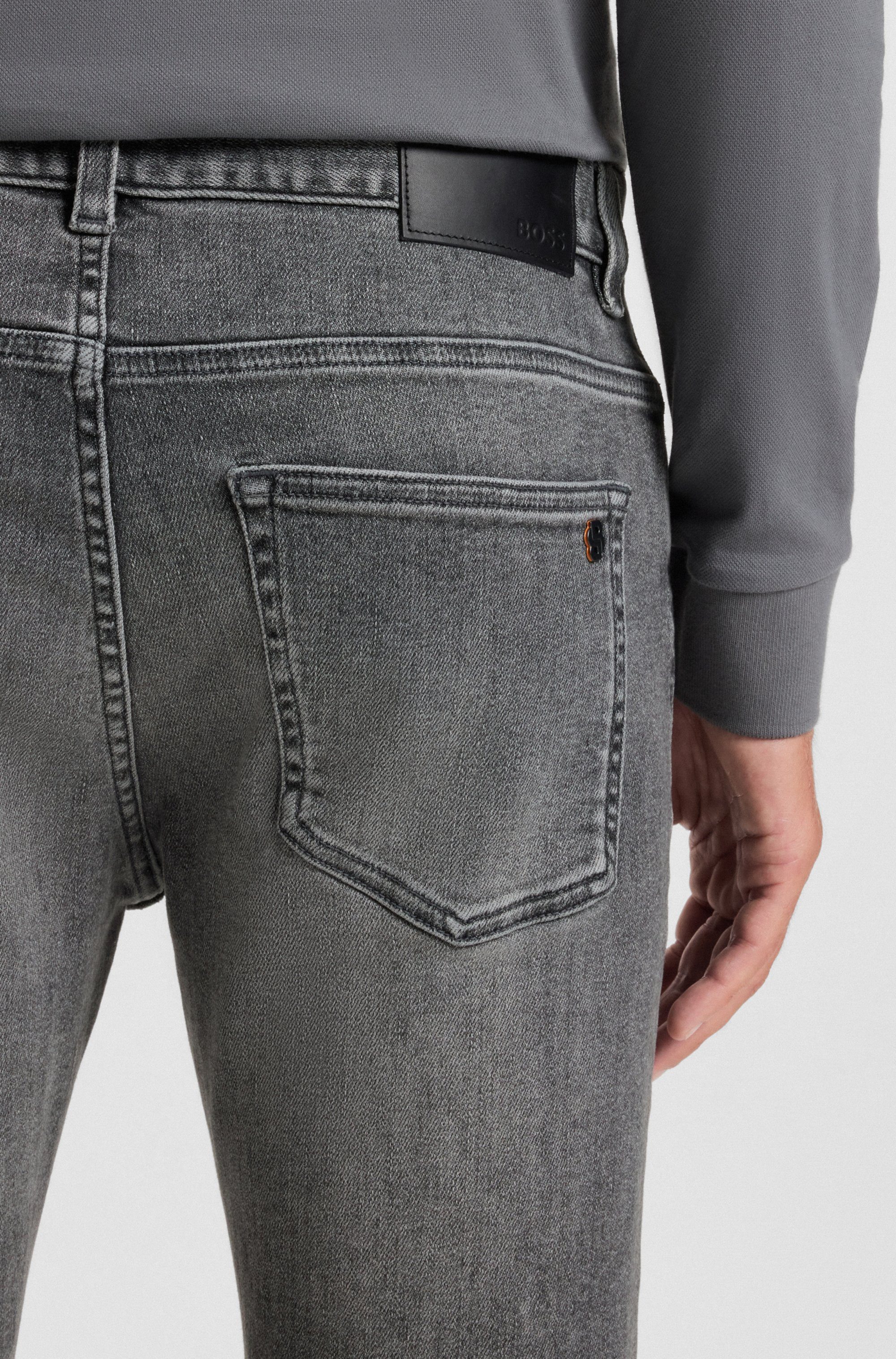 BOSS ORANGE Slim-fit-Jeans Delaware slim fit, mittlere Bundhöhe, schmaler B günstig online kaufen