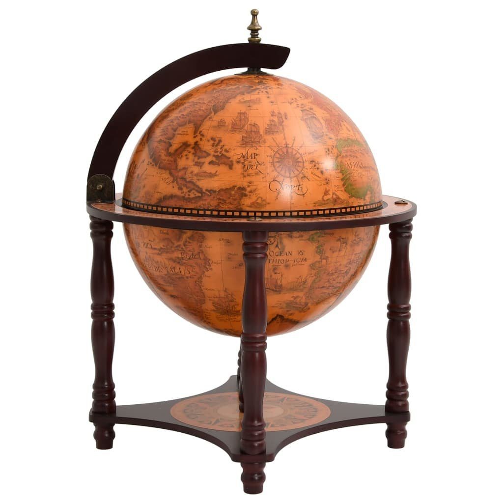 Barschrank Globus-Bar Braun Massivholz Eukalyptus