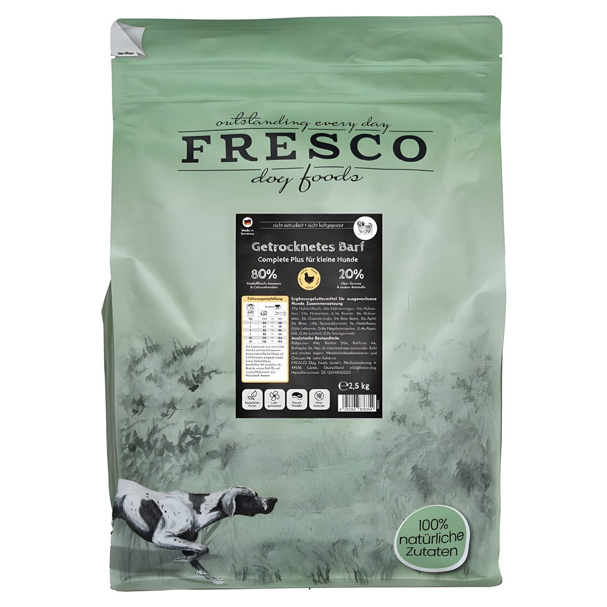 Fresco TrockenBarf Complete Plus Huhn für kleine Hunde 2,5 kg, für: Hund