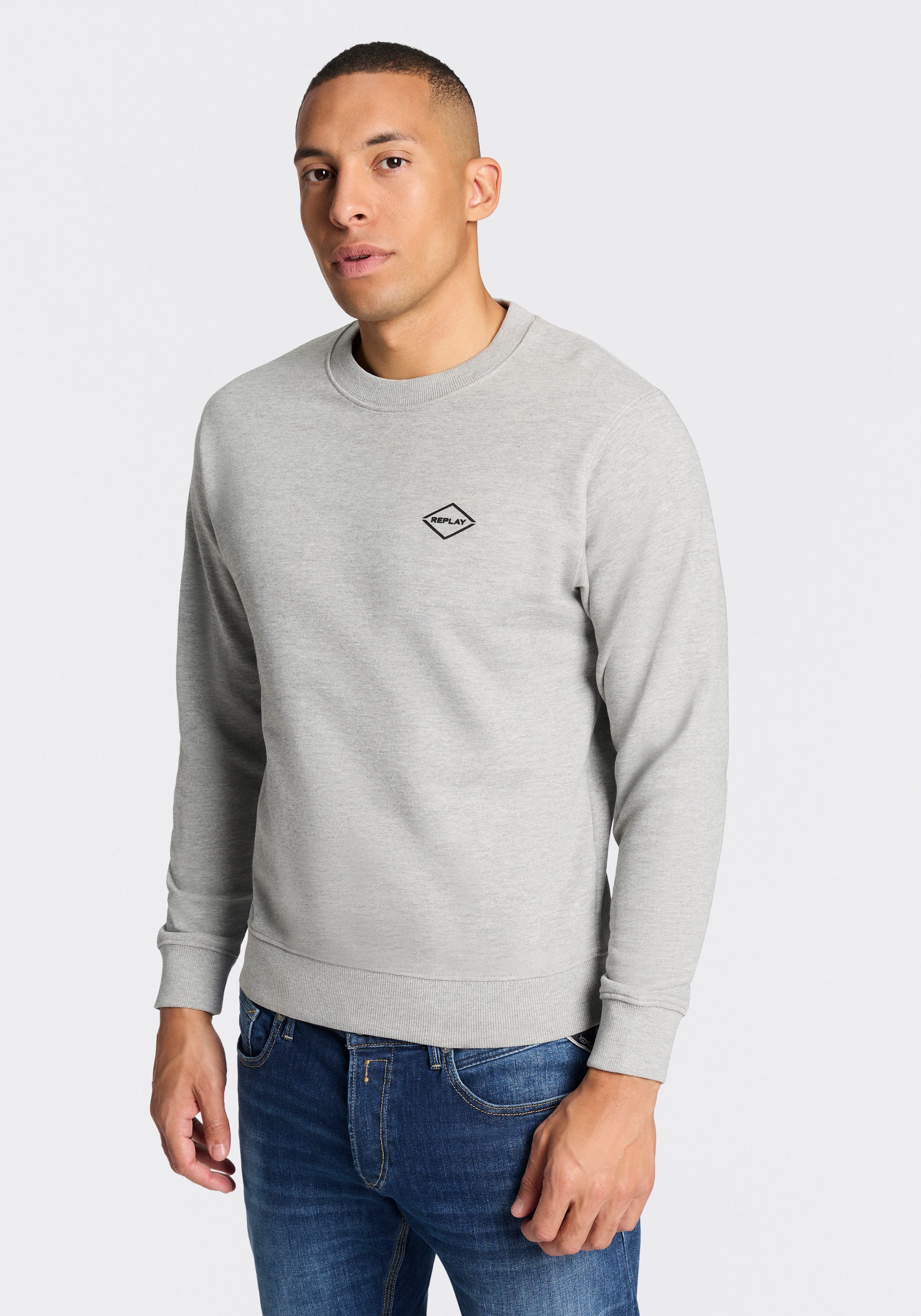Replay Sweatshirt in Baumwoll-Qualität