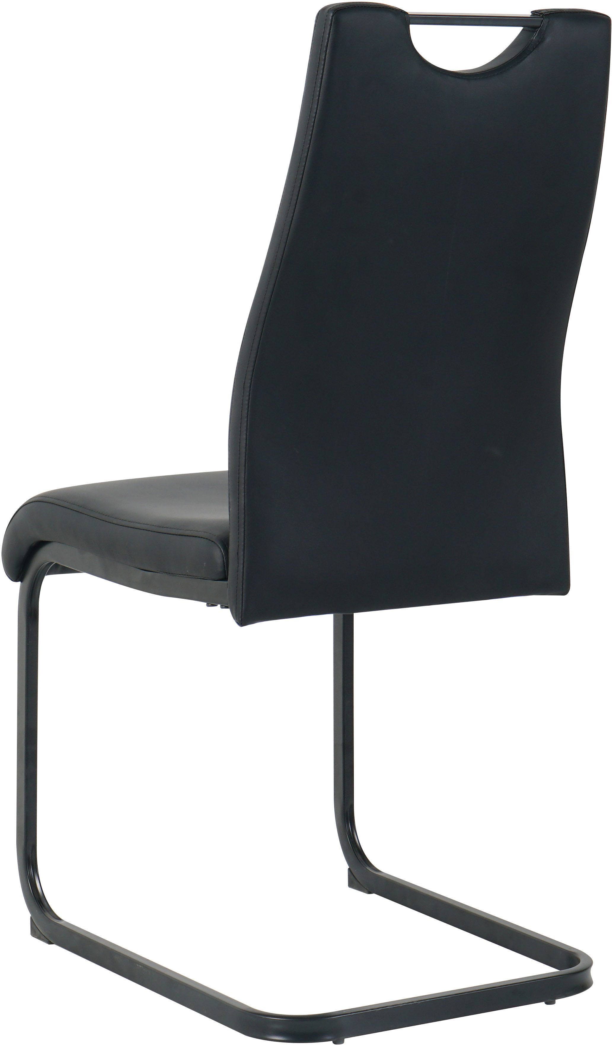 MÖBILIA Freischwinger (Set, 2 St), mit Wellenunterfederung