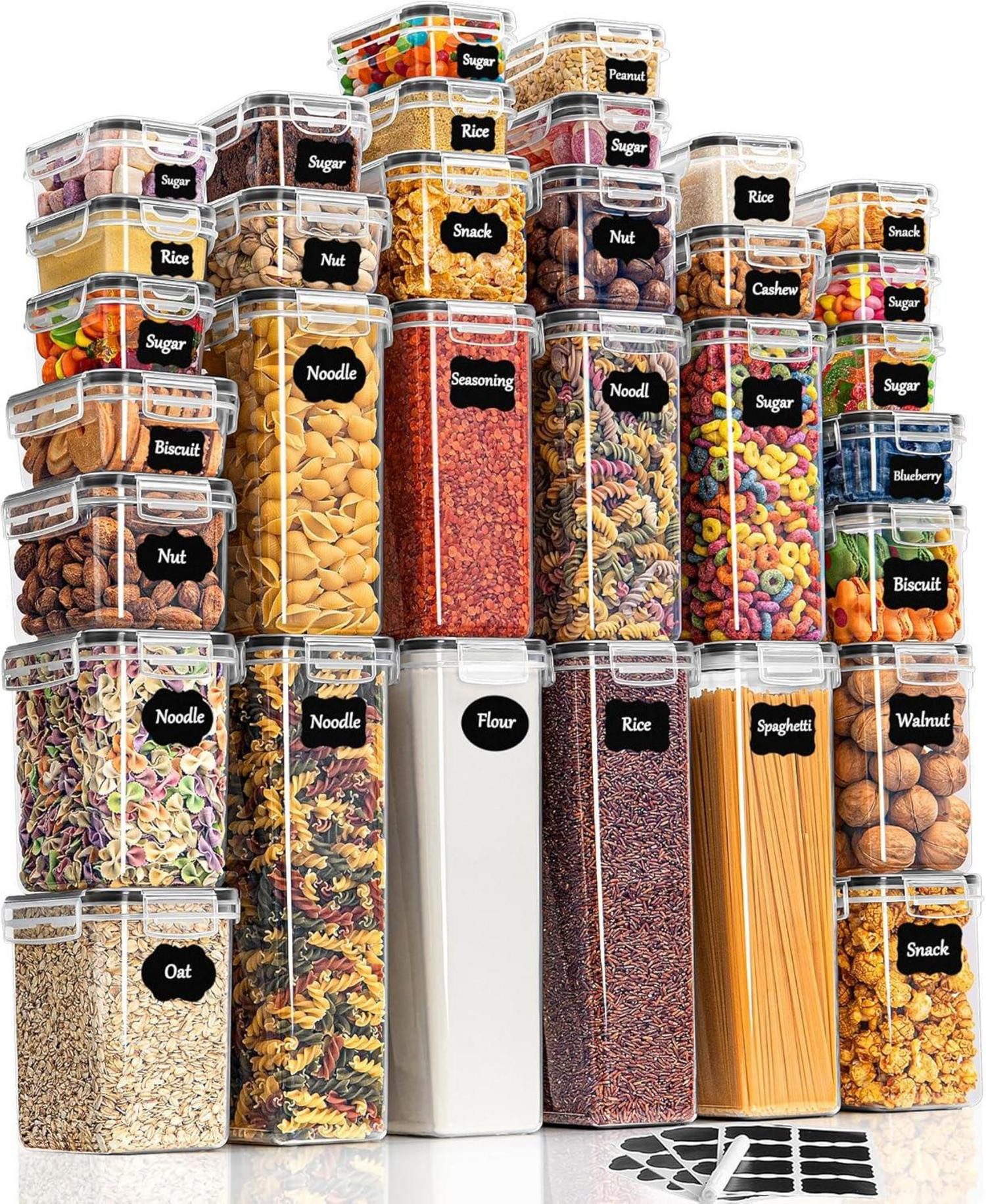 LuxusKollektion Aufbewahrungsbox Vorratsdosen 32er Set Deckel günstig online kaufen