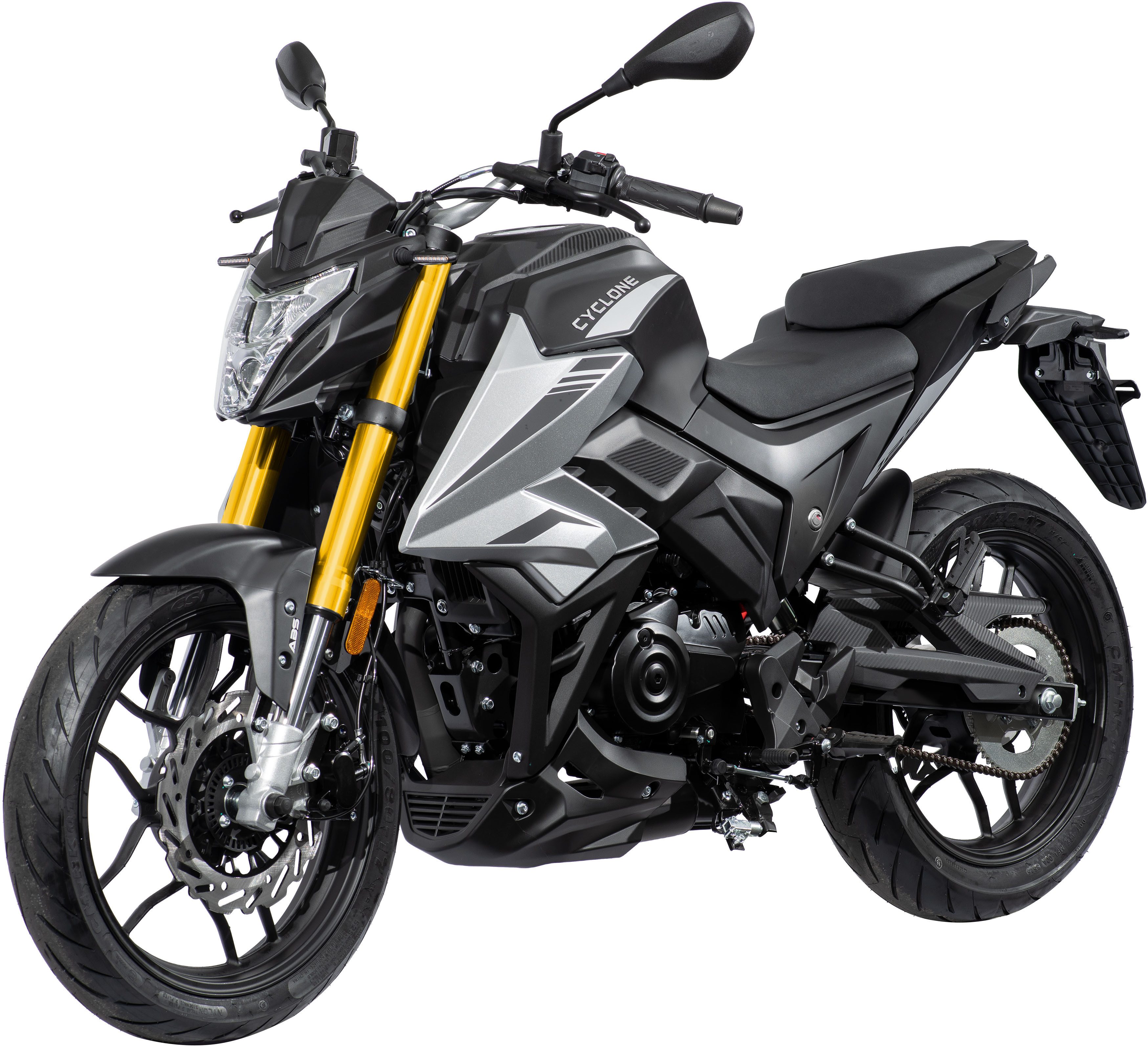 Cyclone Motorrad Batllo5, 125, E5+, Naked, 124 ccm, 95 km/h, Euro 5+, 11 kW, 15 PS, ABS, 125er Naked, digitales Cockpit