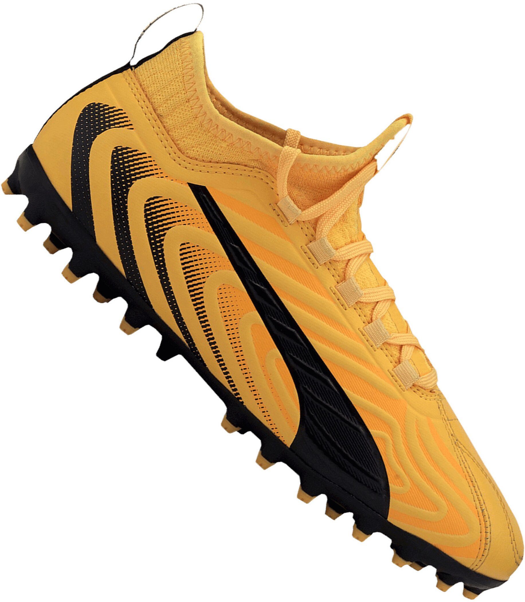 PUMA PUMA ONE 20.3 MG Jr ULTRA YELLOW-PUMA BLACK-ORANGE Fußballschuh