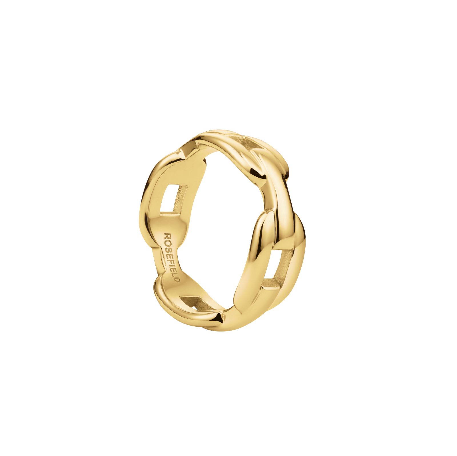 ROSEFIELD Fingerring ROSEFIELD Ring Verbunden Größe 50 Goldfarben